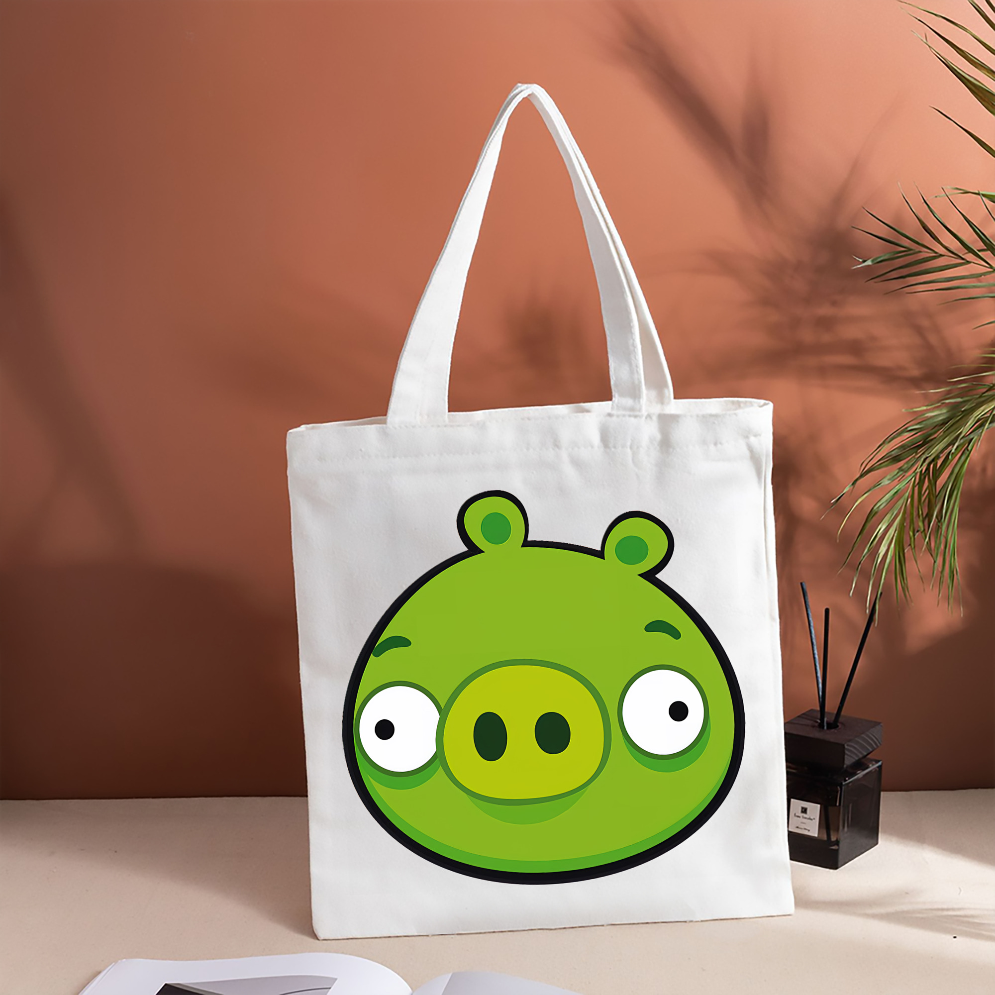 Angry Birds アングリーバード 縦型キャンバス生地手提げバッグ　トートバッグ