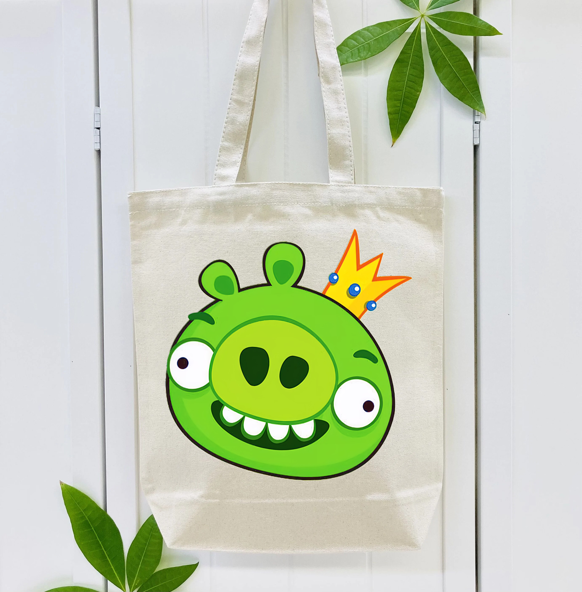 Angry Birds アングリーバード 縦型キャンバス生地手提げバッグ　トートバッグ