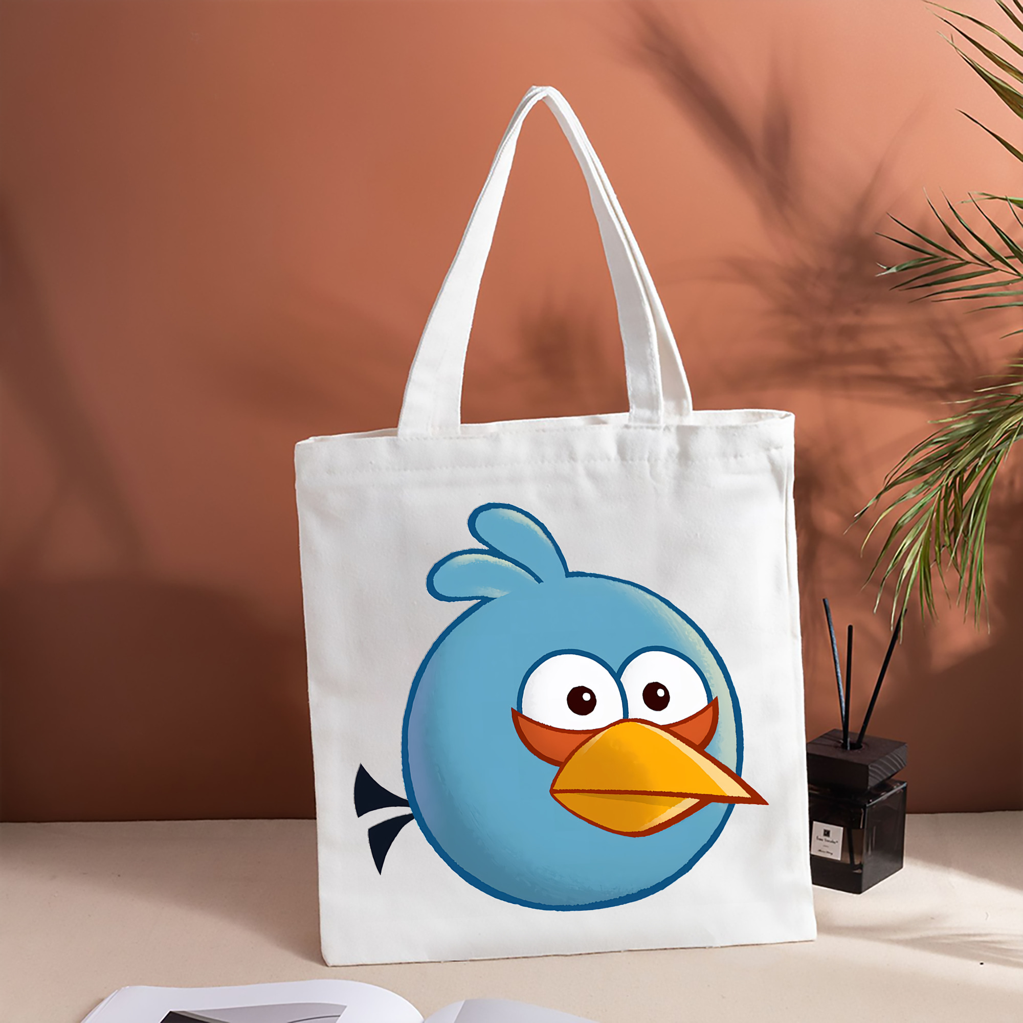 Angry Birds アングリーバード 縦型キャンバス生地手提げバッグ　トートバッグ