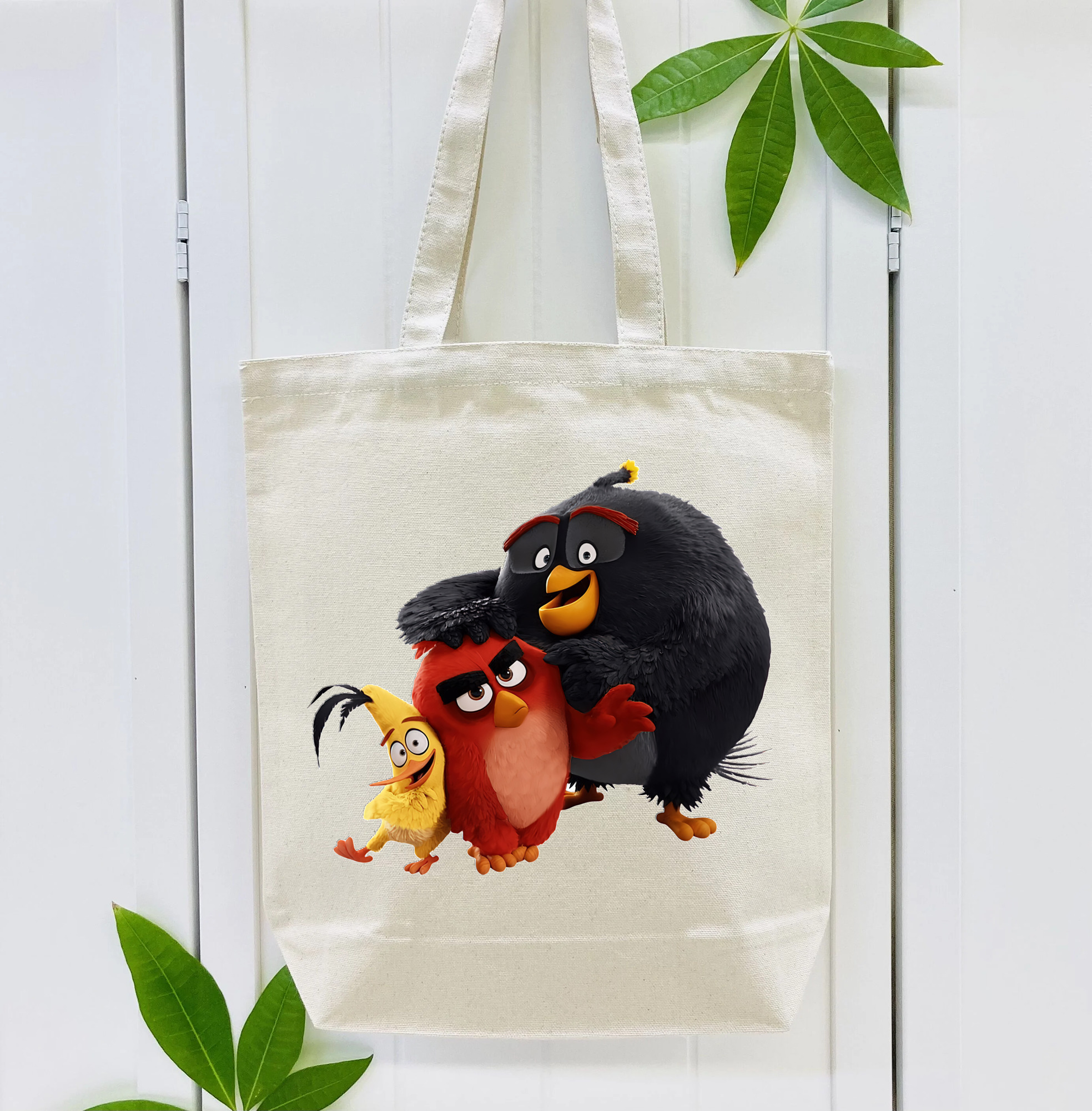 Angry Birds アングリーバード 縦型キャンバス生地手提げバッグ　トートバッグ