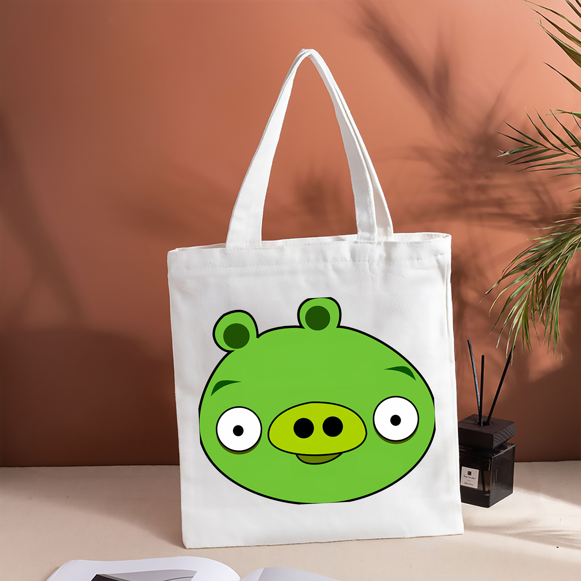 Angry Birds アングリーバード 縦型キャンバス生地手提げバッグ　トートバッグ
