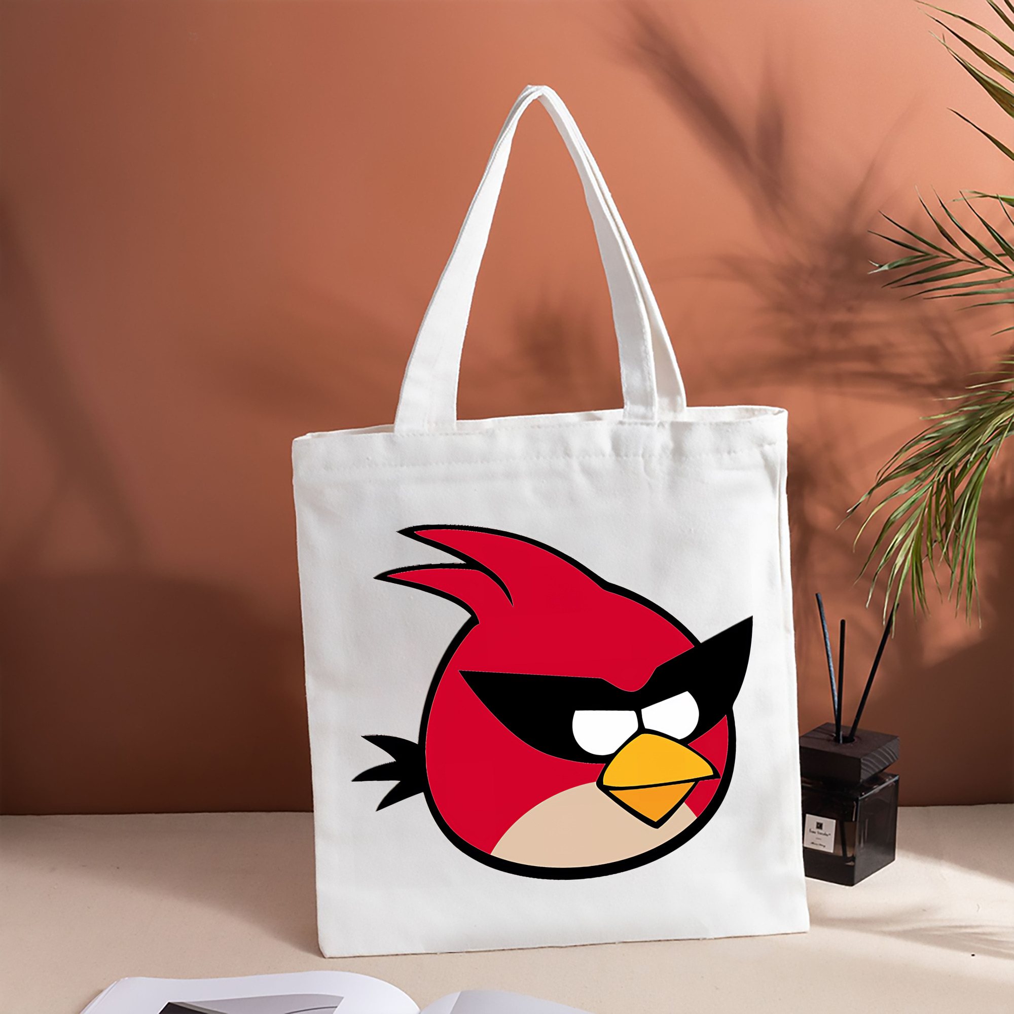 Angry Birds アングリーバード 縦型キャンバス生地手提げバッグ　トートバッグ