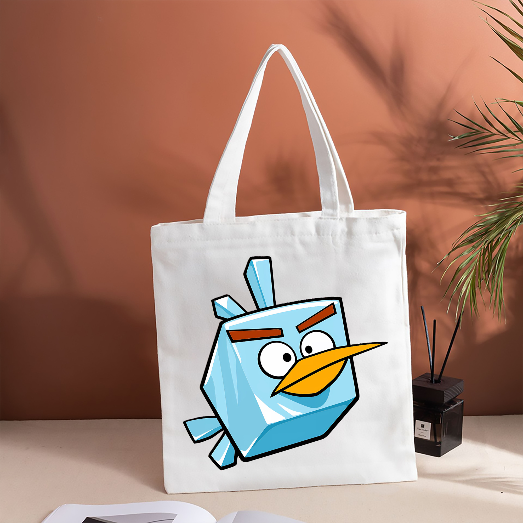 Angry Birds アングリーバード 縦型キャンバス生地手提げバッグ　トートバッグ