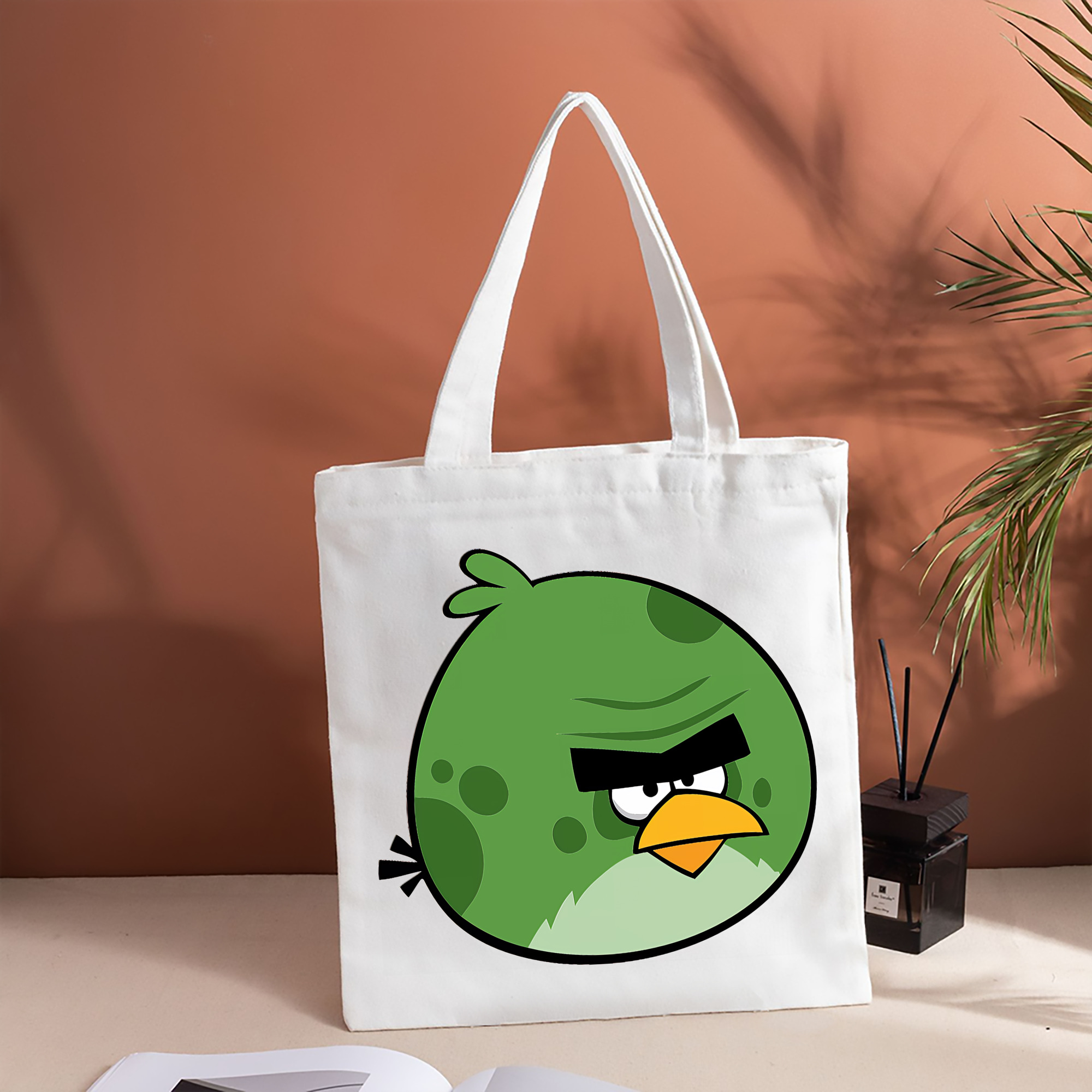 Angry Birds アングリーバード 縦型キャンバス生地手提げバッグ　トートバッグ