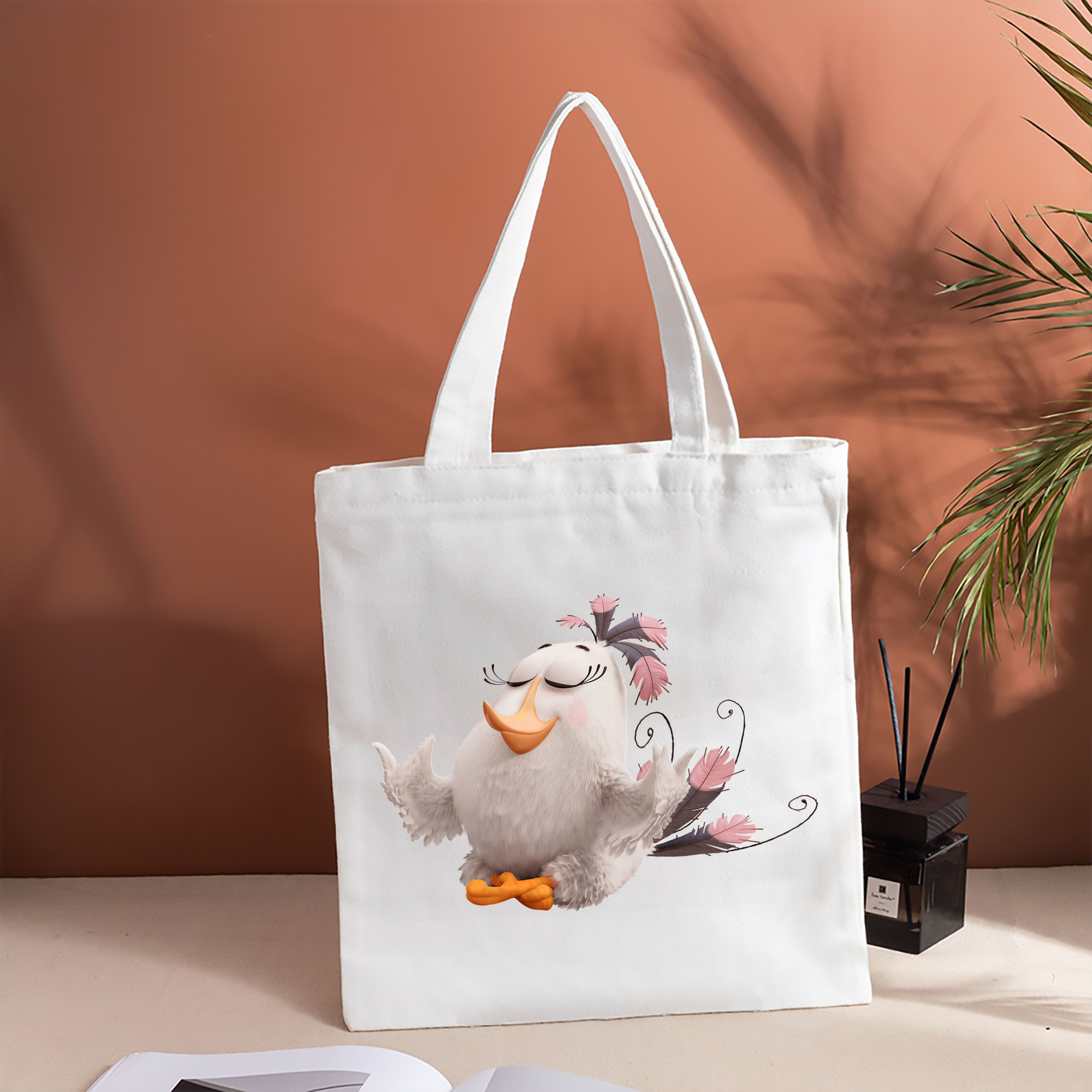 Angry Birds アングリーバード 縦型キャンバス生地手提げバッグ　トートバッグ