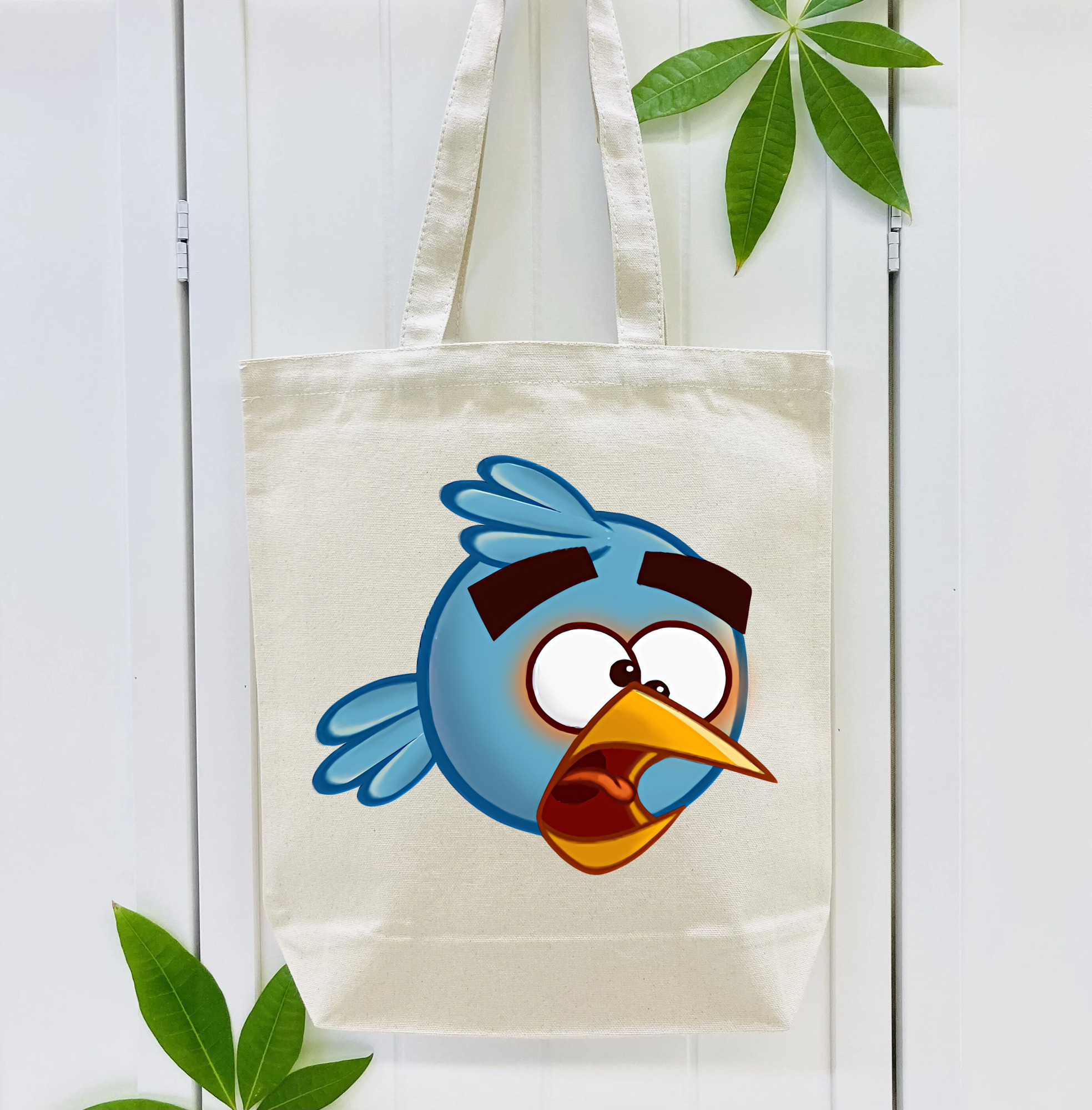 Angry Birds アングリーバード 縦型キャンバス生地手提げバッグ　トートバッグ