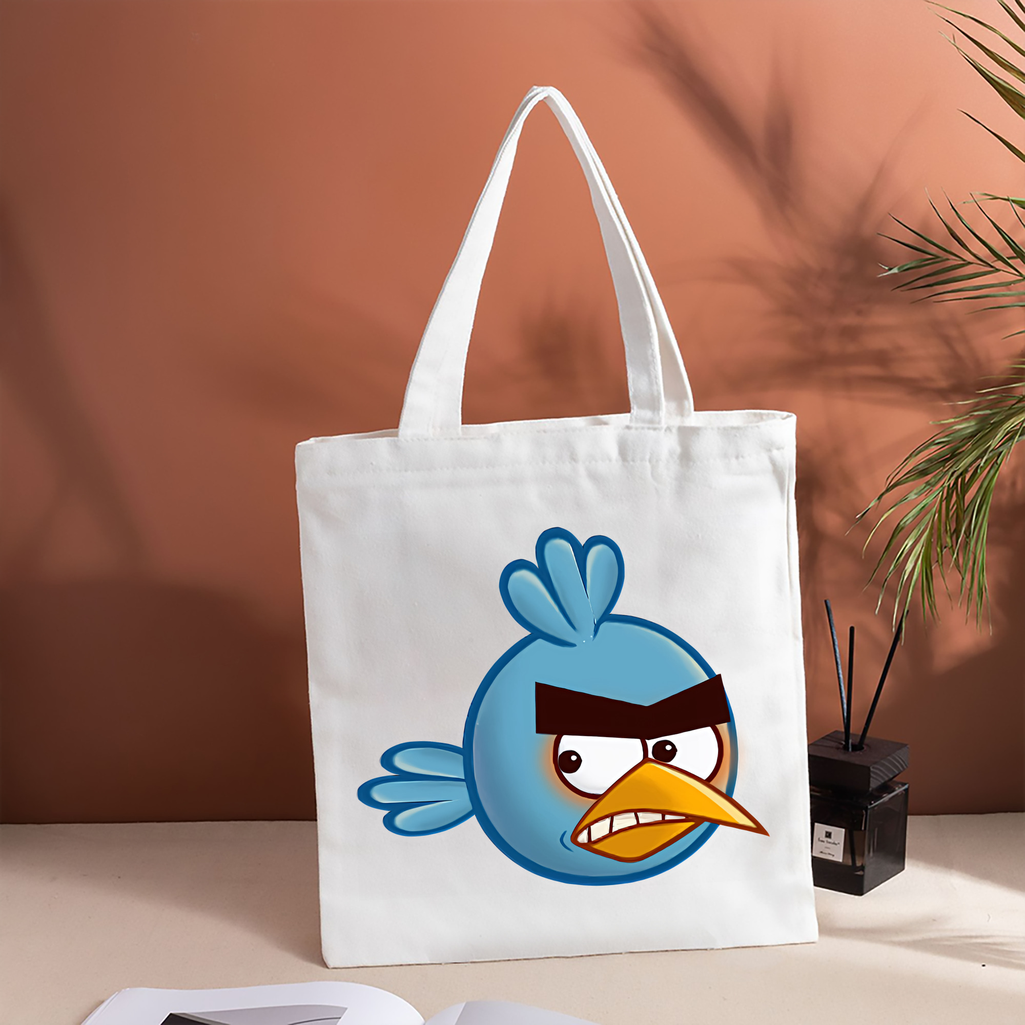 Angry Birds アングリーバード 縦型キャンバス生地手提げバッグ　トートバッグ