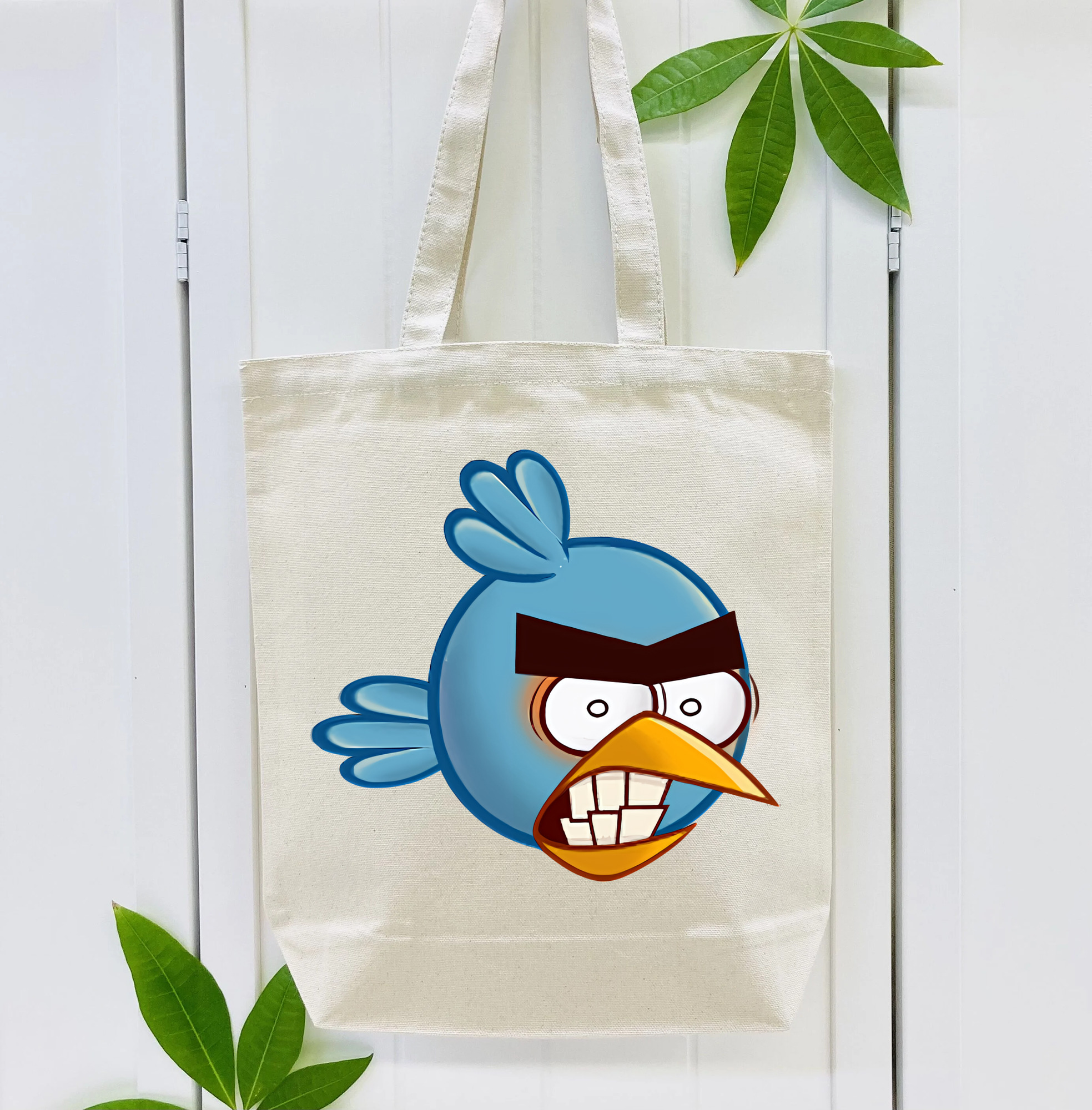 Angry Birds アングリーバード 縦型キャンバス生地手提げバッグ　トートバッグ