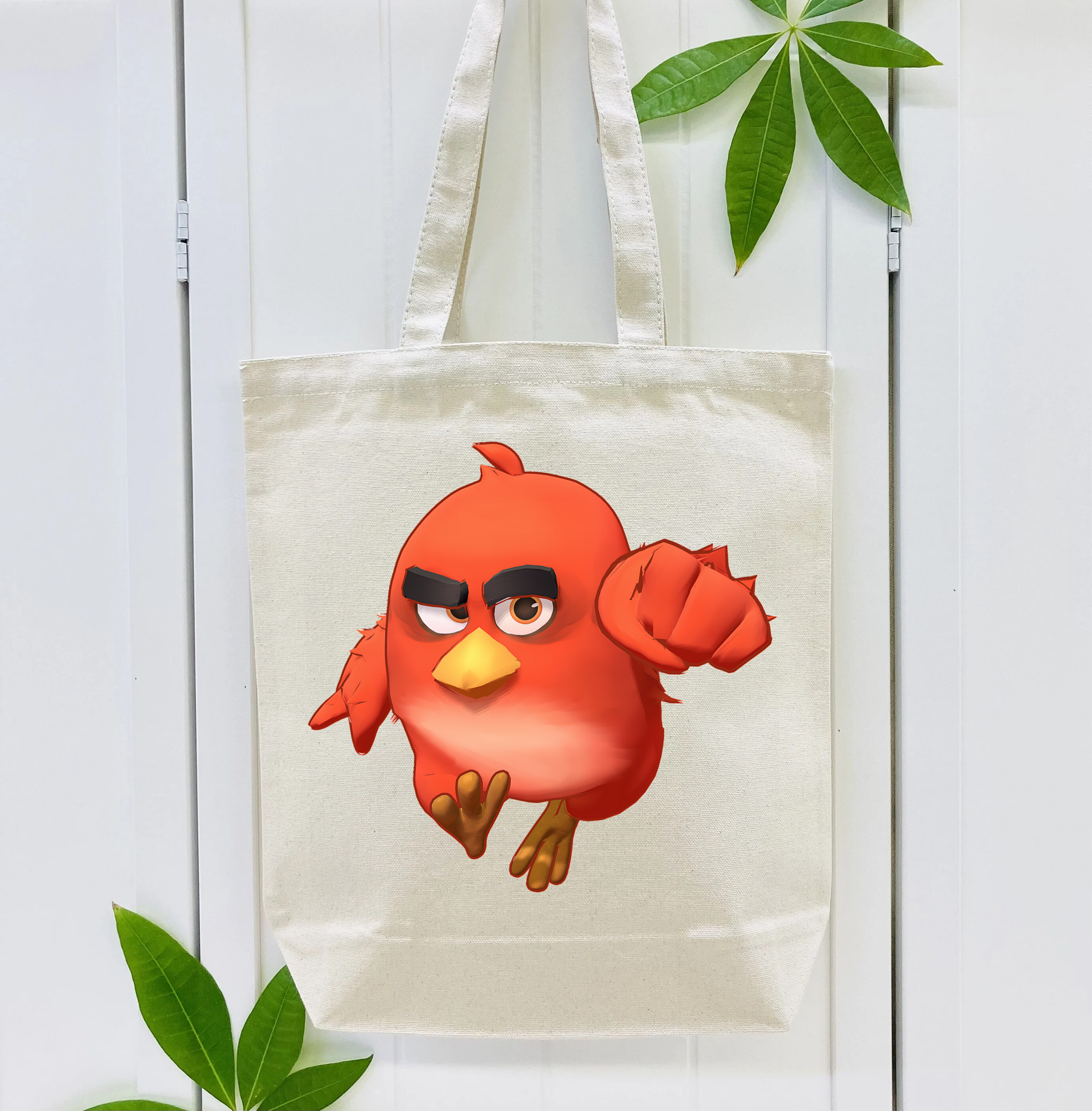 Angry Birds アングリーバード 縦型キャンバス生地手提げバッグ　トートバッグ