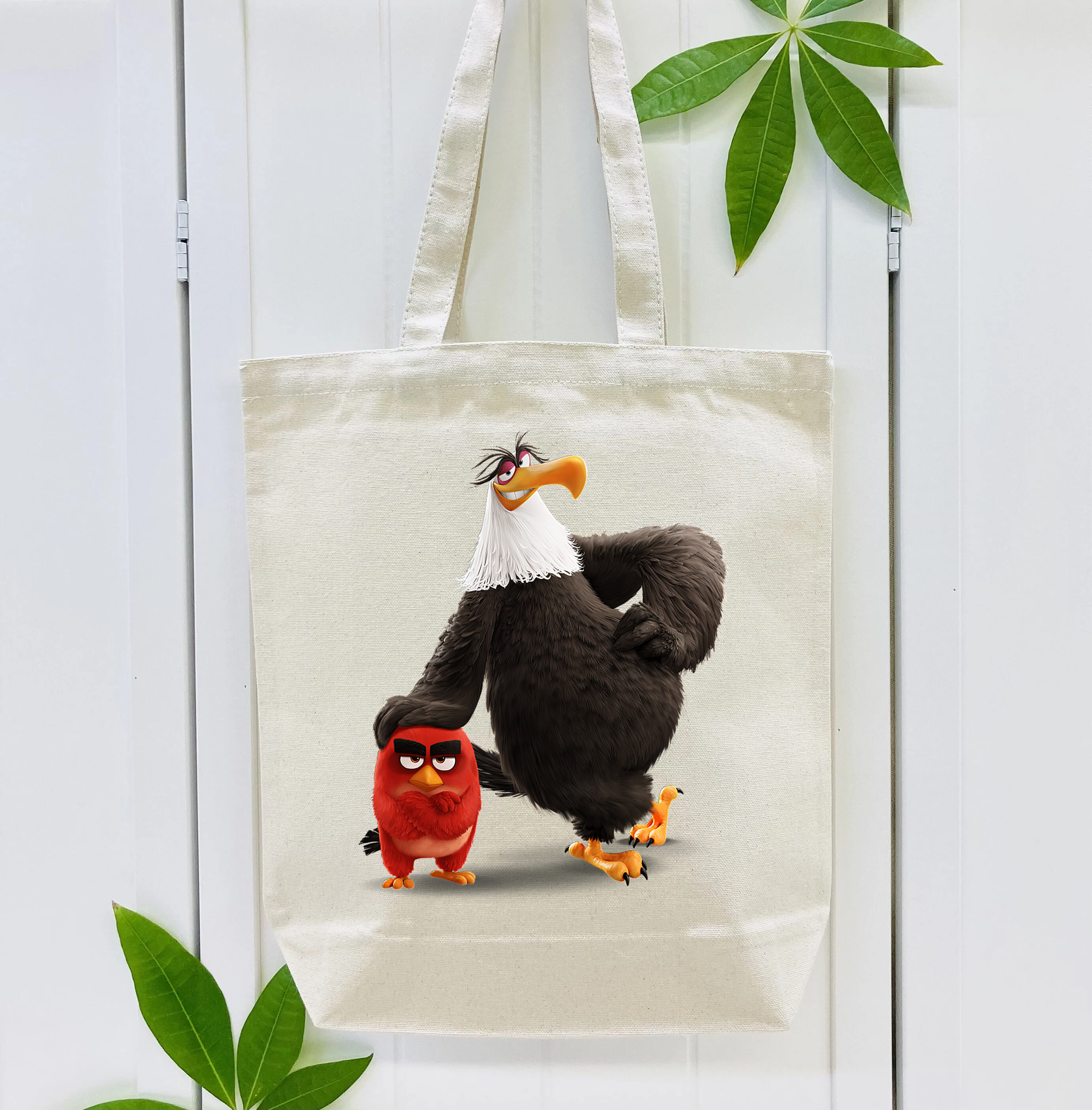 Angry Birds アングリーバード 縦型キャンバス生地手提げバッグ　トートバッグ