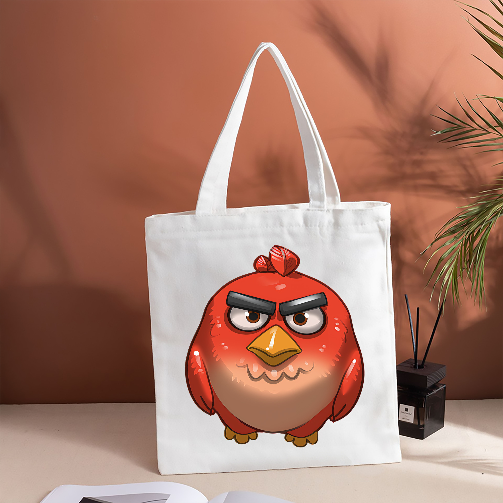 Angry Birds アングリーバード 縦型キャンバス生地手提げバッグ　トートバッグ