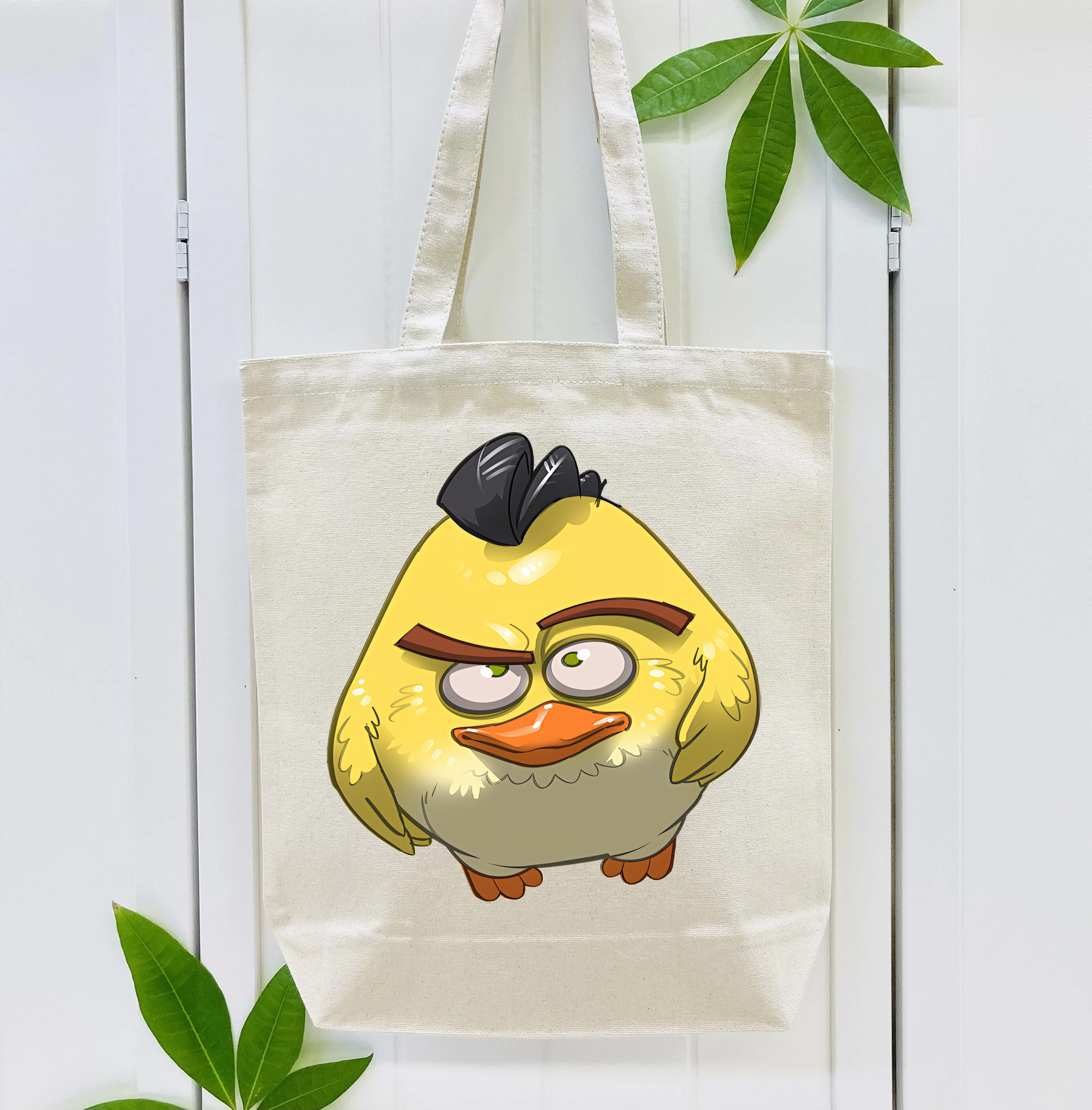 Angry Birds アングリーバード 縦型キャンバス生地手提げバッグ　トートバッグ