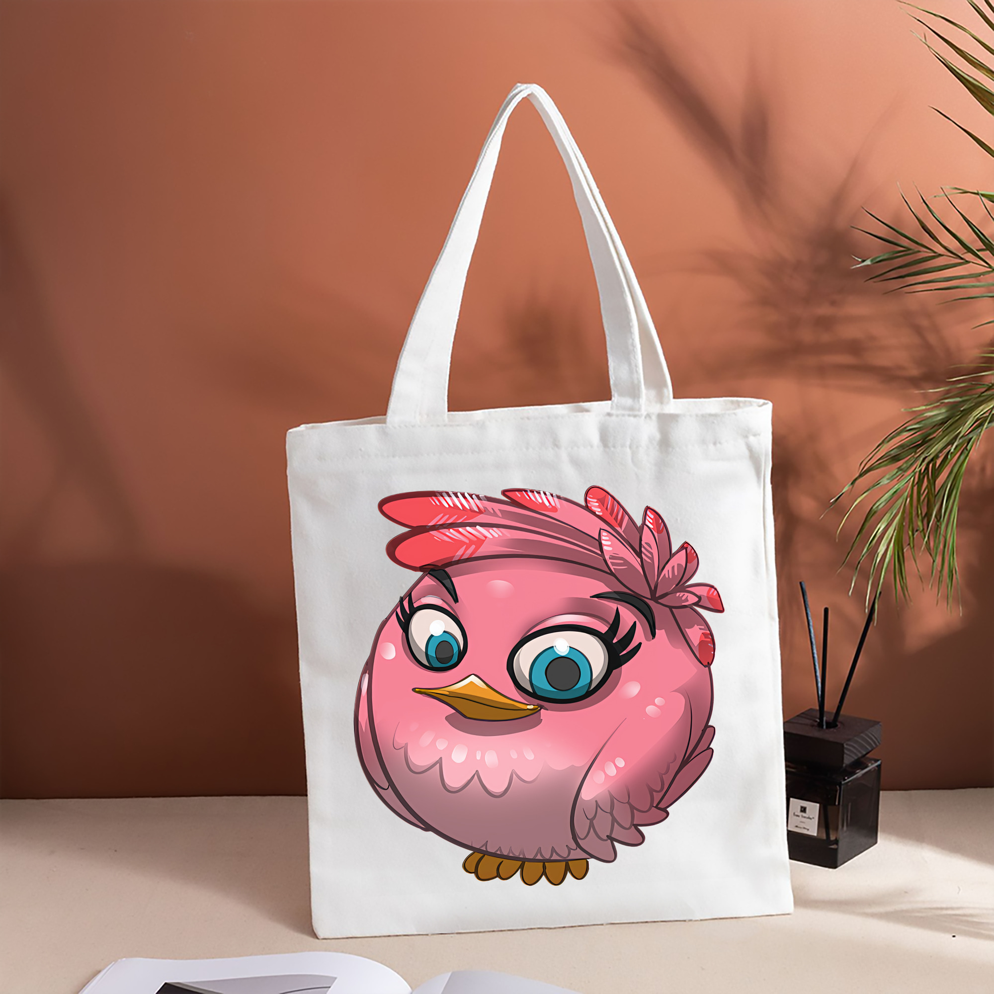 Angry Birds アングリーバード 縦型キャンバス生地手提げバッグ　トートバッグ