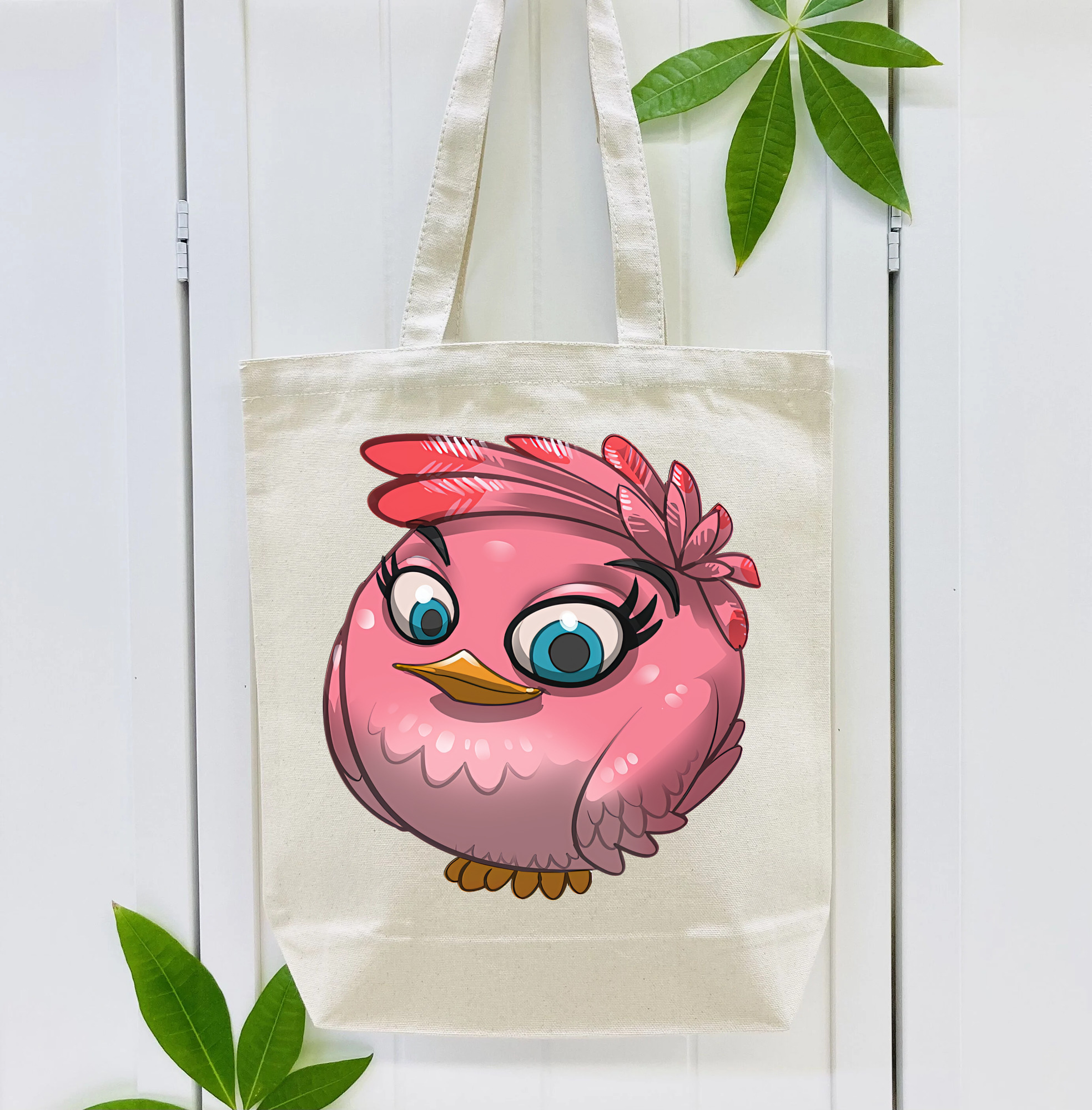 Angry Birds アングリーバード 縦型キャンバス生地手提げバッグ　トートバッグ