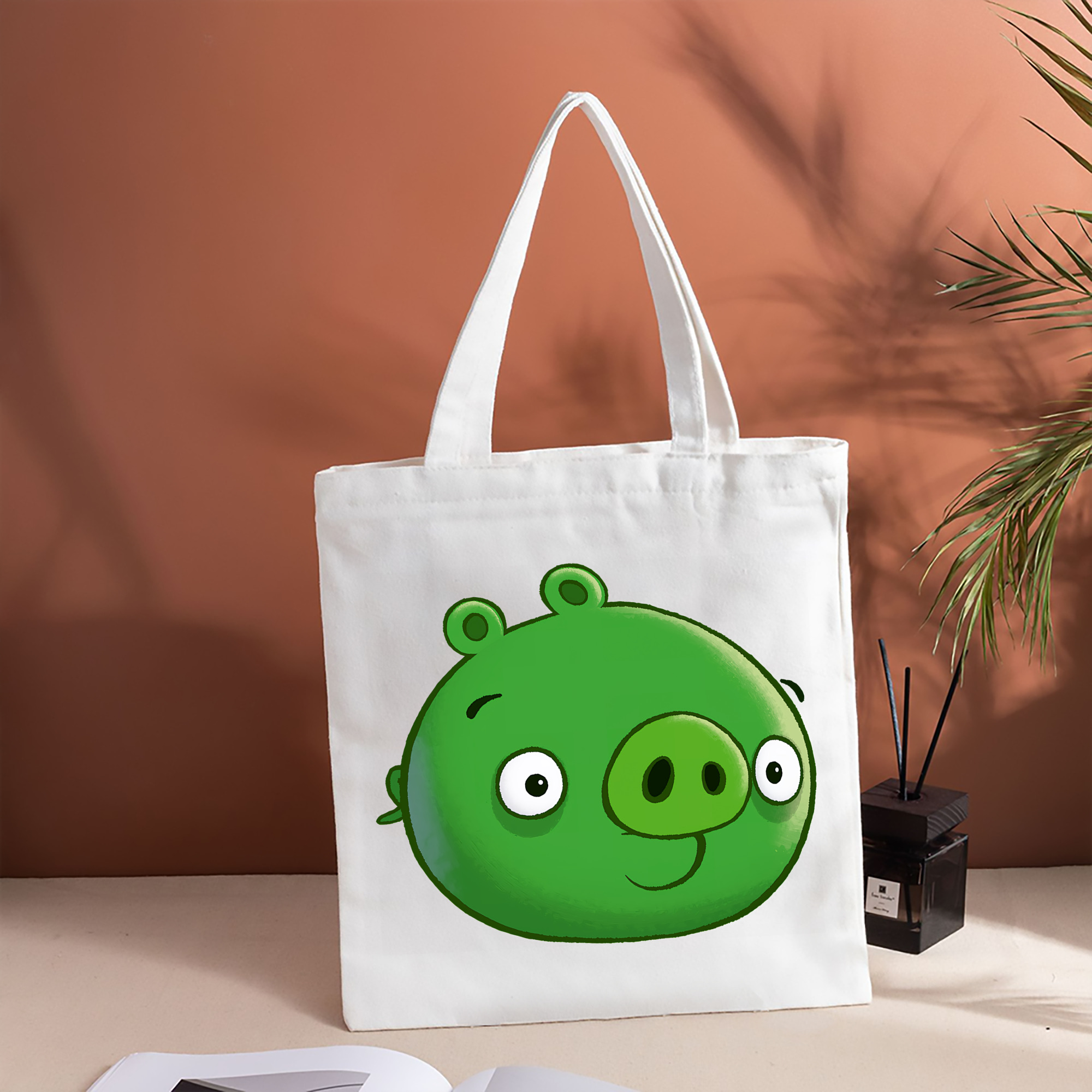Angry Birds アングリーバード 縦型キャンバス生地手提げバッグ　トートバッグ
