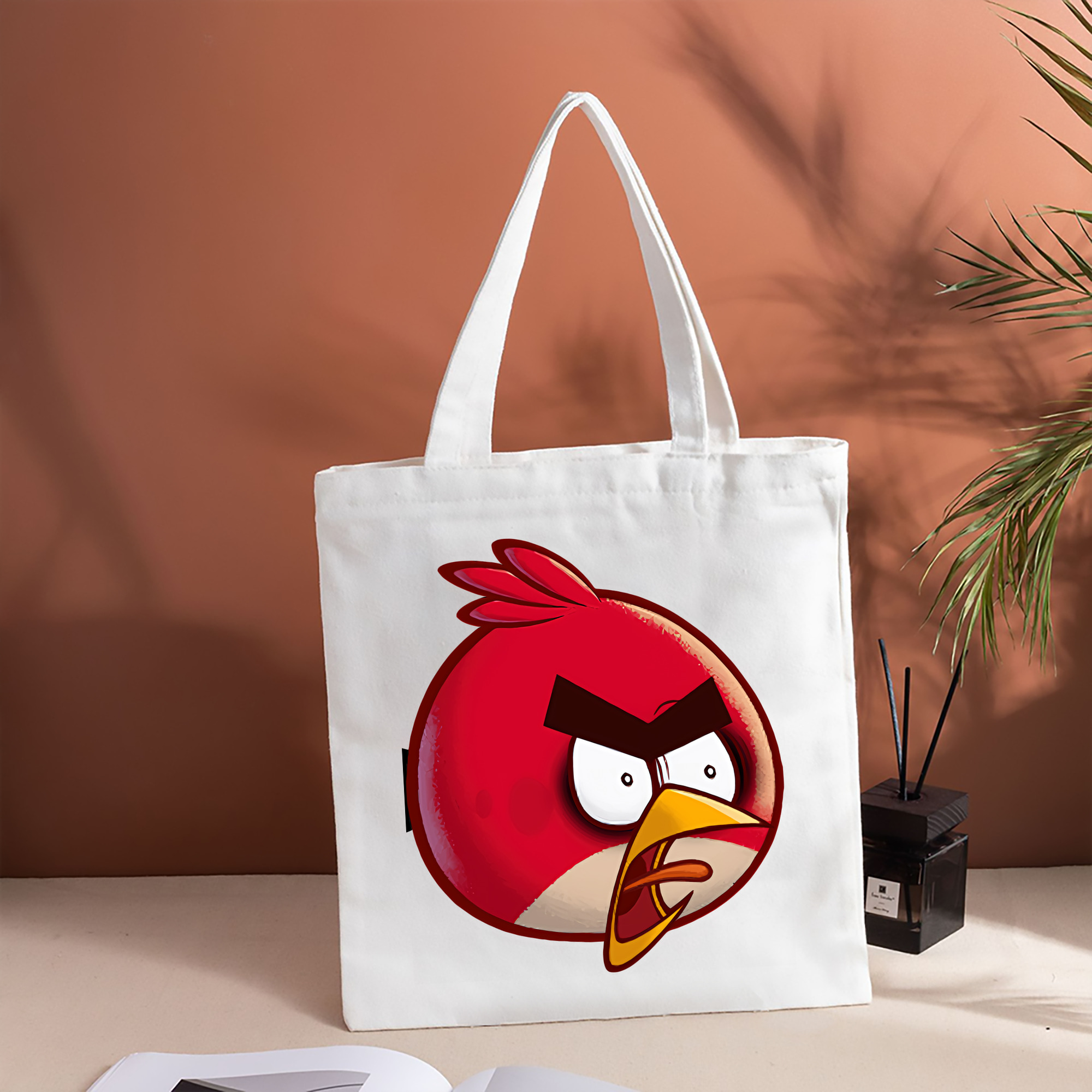Angry Birds アングリーバード 縦型キャンバス生地手提げバッグ　トートバッグ