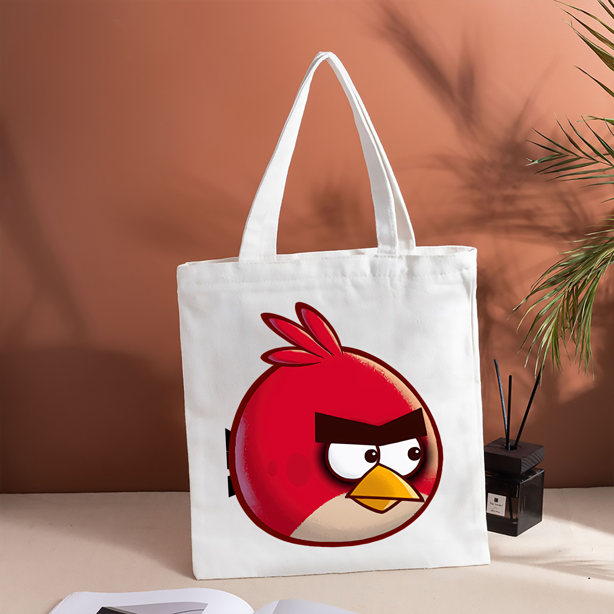 Angry Birds アングリーバード 縦型キャンバス生地手提げバッグ　トートバッグ