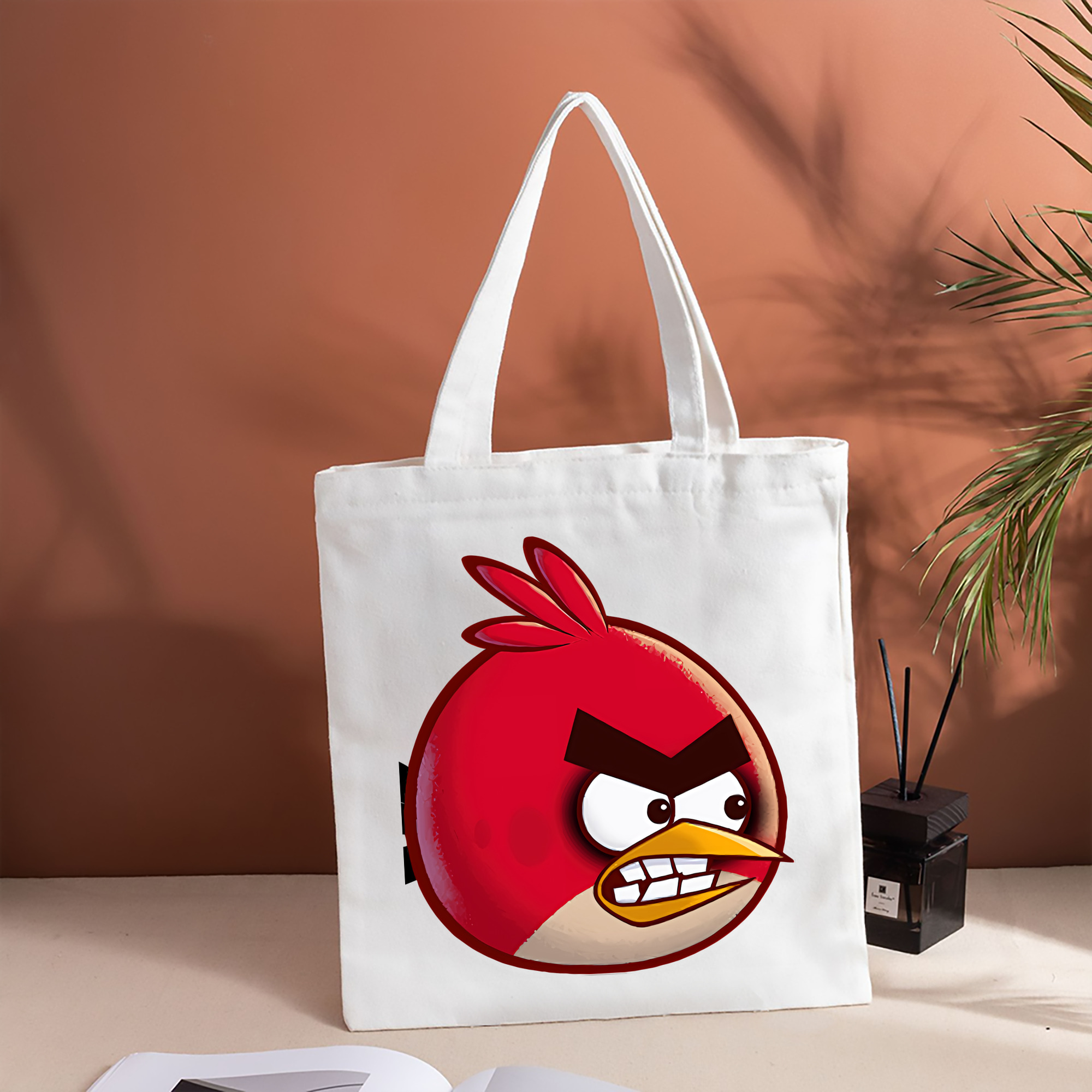Angry Birds アングリーバード 縦型キャンバス生地手提げバッグ　トートバッグ