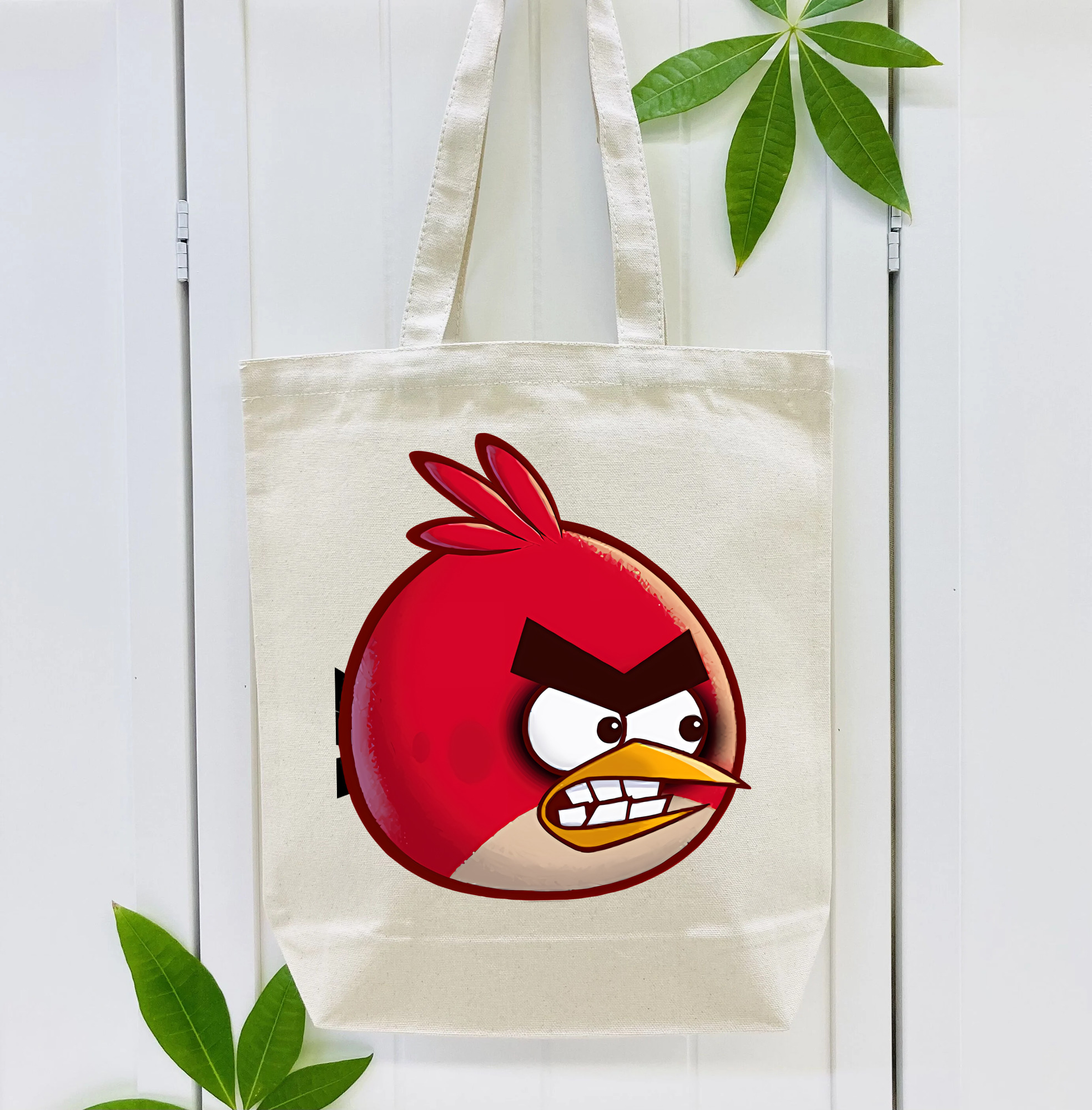 Angry Birds アングリーバード 縦型キャンバス生地手提げバッグ　トートバッグ