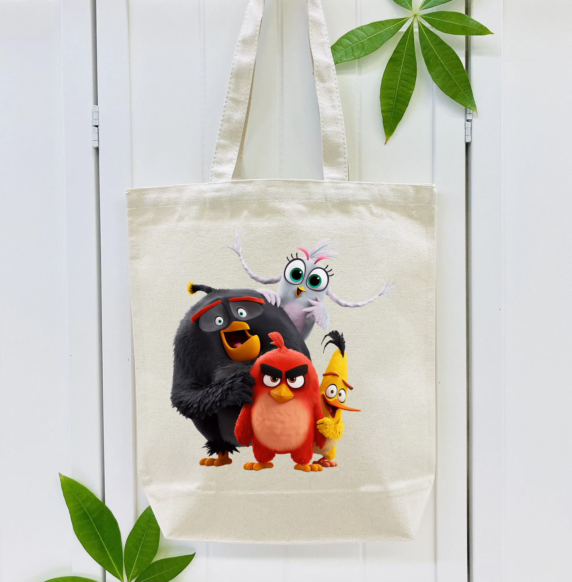 Angry Birds アングリーバード 縦型キャンバス生地手提げバッグ　トートバッグ
