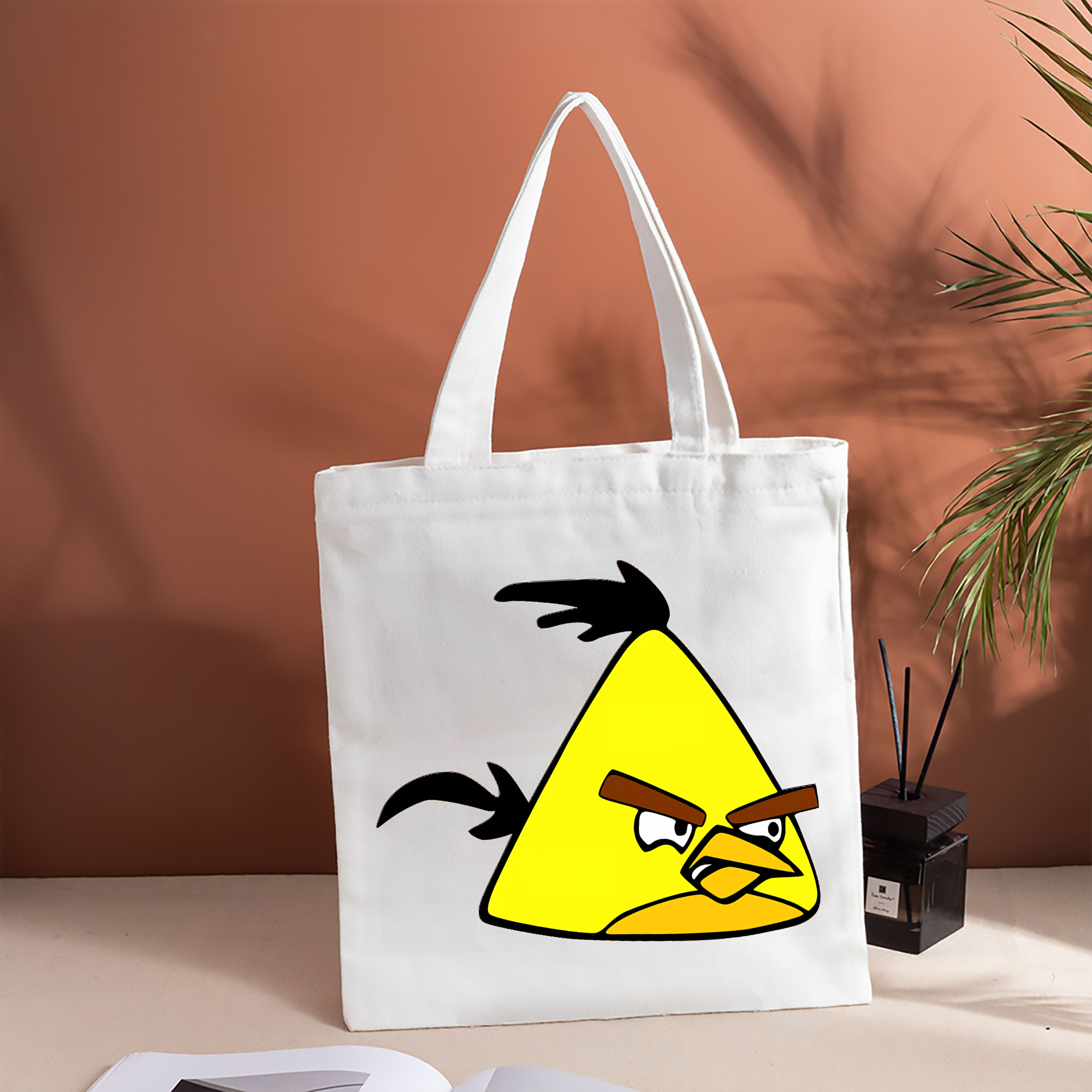 Angry Birds アングリーバード 縦型キャンバス生地手提げバッグ　トートバッグ
