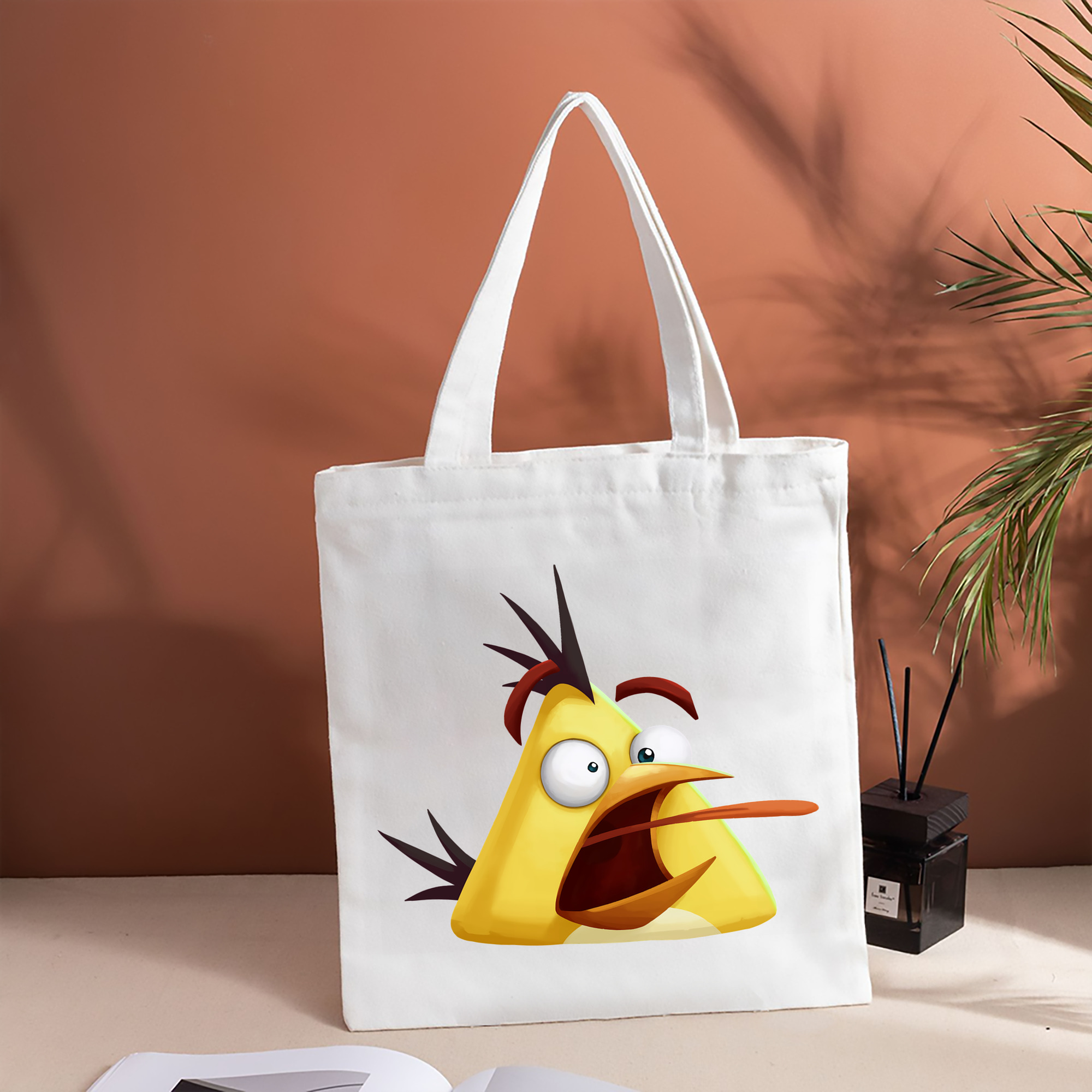 Angry Birds アングリーバード 縦型キャンバス生地手提げバッグ　トートバッグ