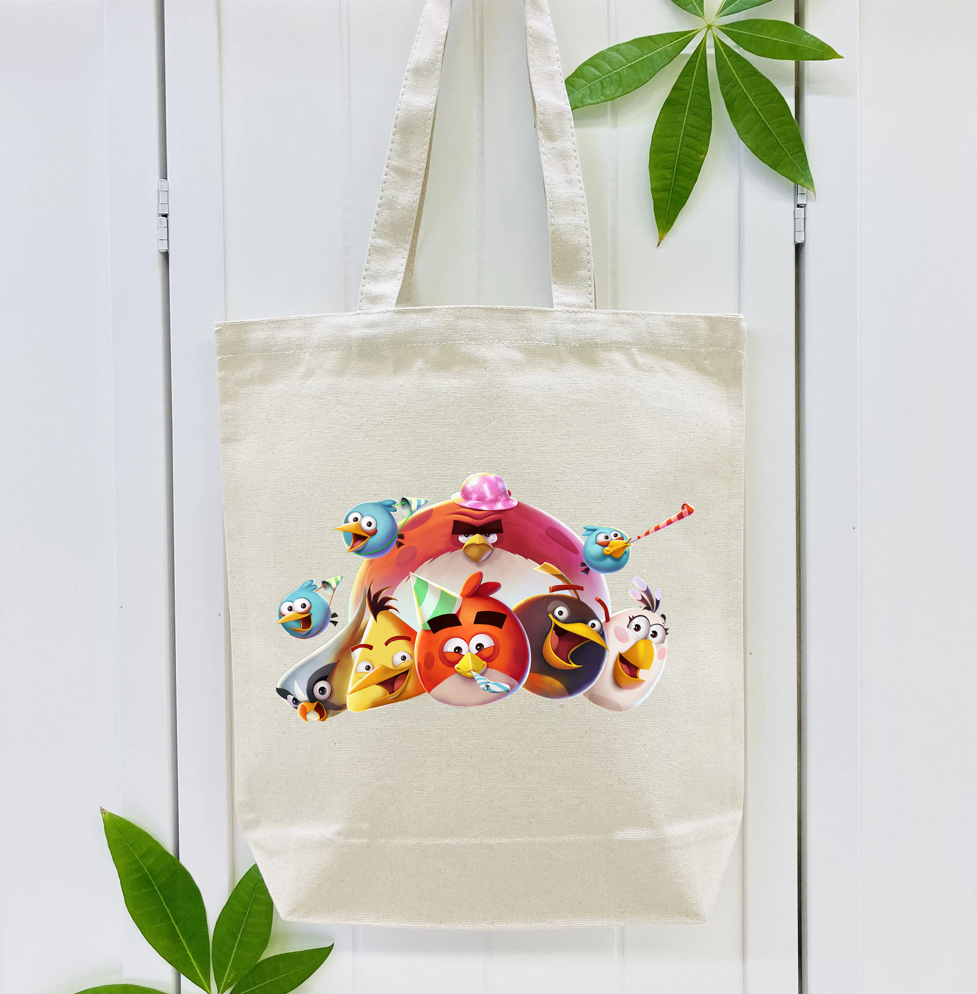 Angry Birds アングリーバード 縦型キャンバス生地手提げバッグ　トートバッグ