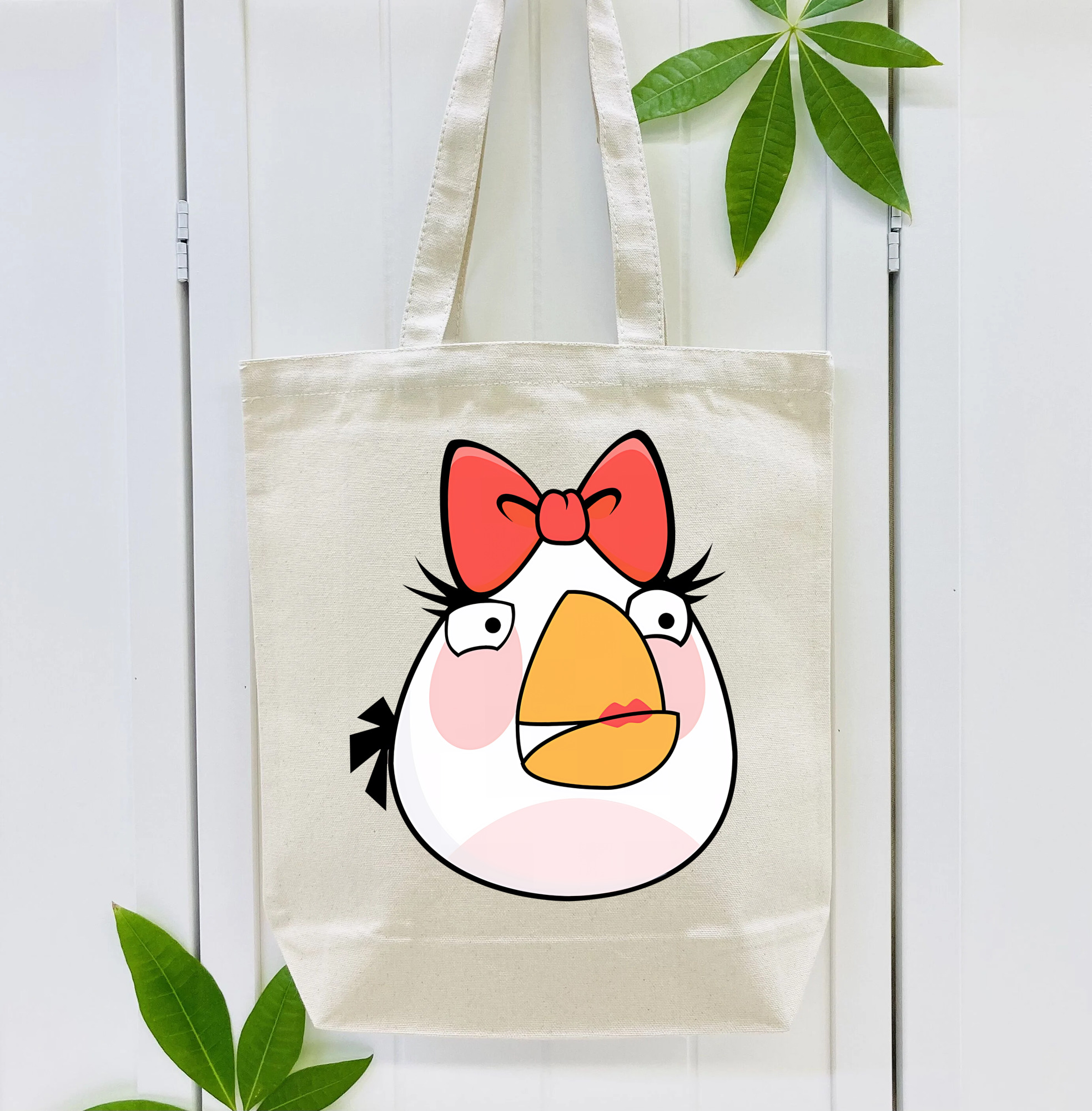 Angry Birds アングリーバード 縦型キャンバス生地手提げバッグ　トートバッグ