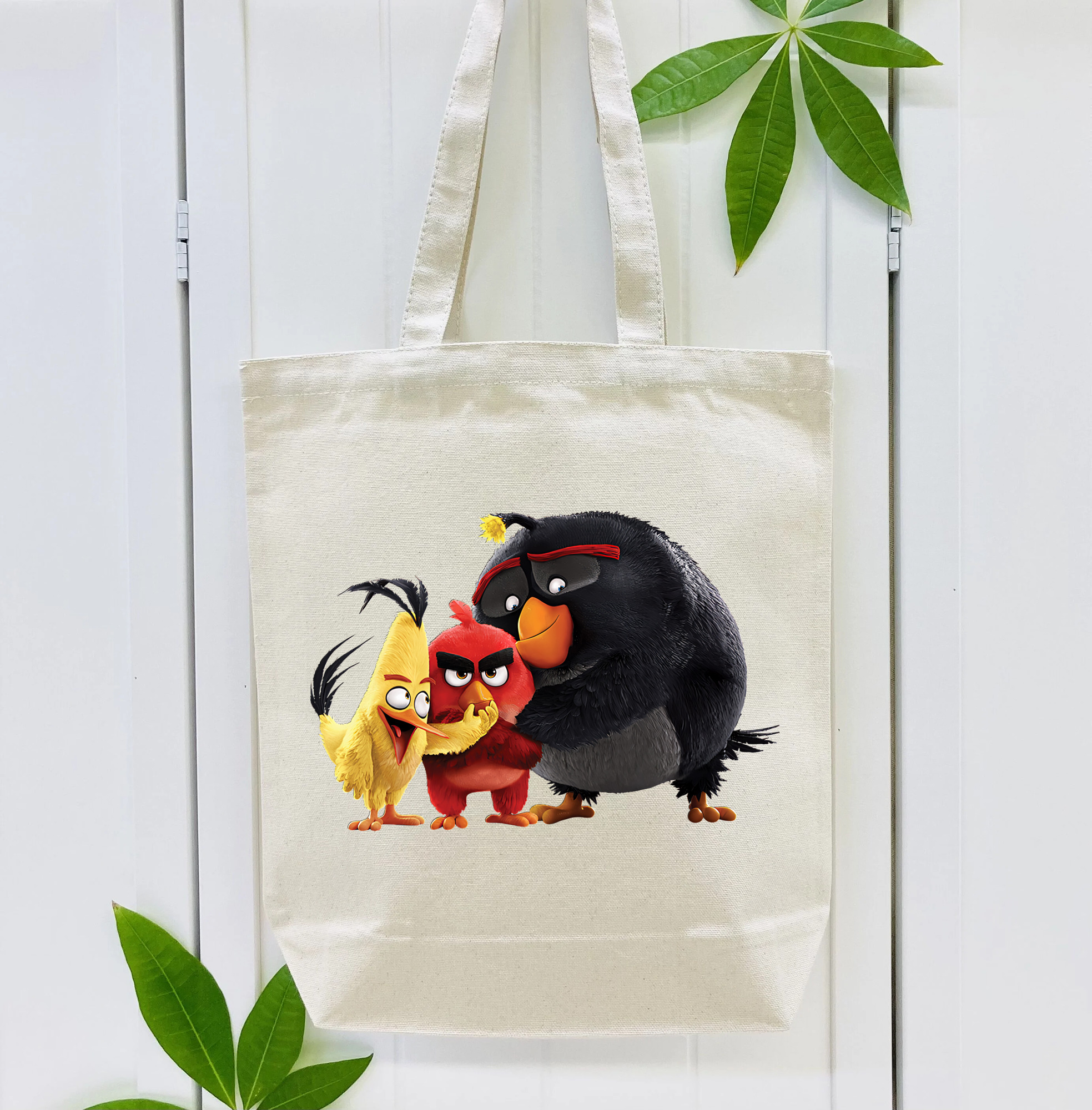 Angry Birds アングリーバード 縦型キャンバス生地手提げバッグ　トートバッグ