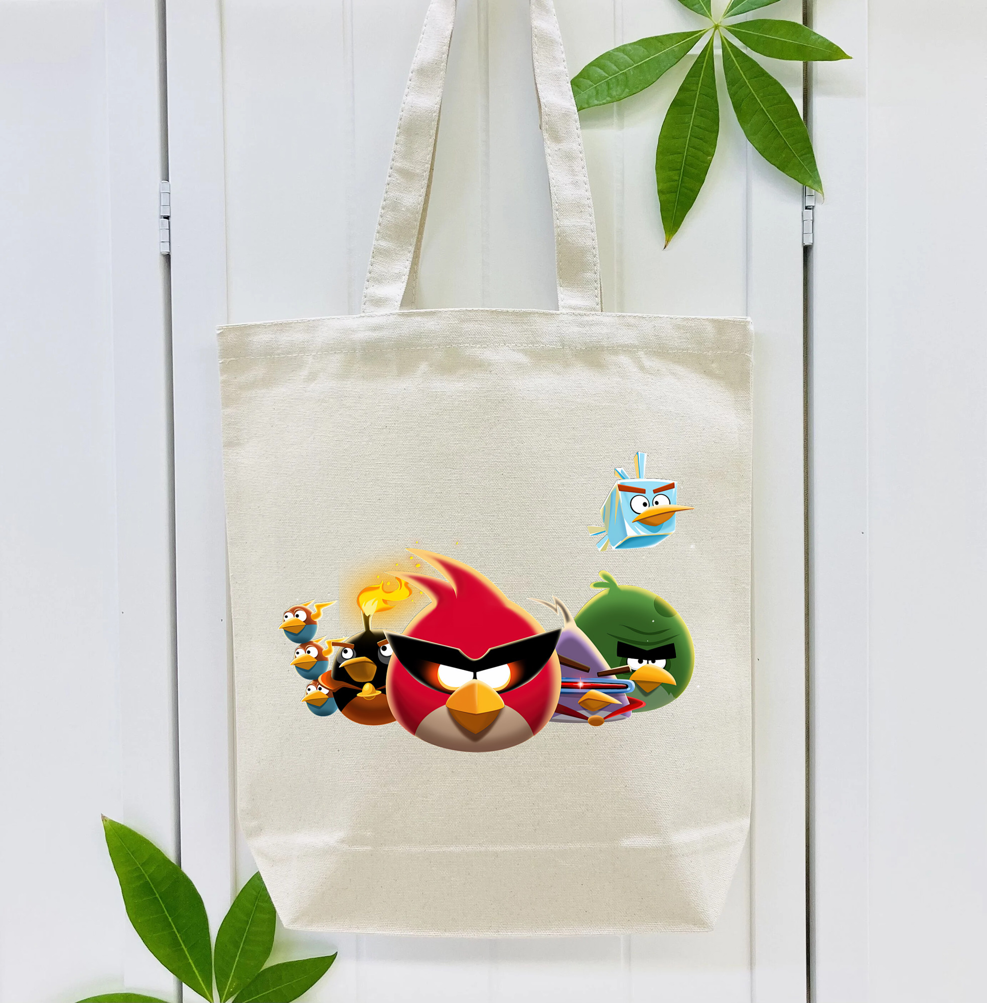 Angry Birds アングリーバード 縦型キャンバス生地手提げバッグ　トートバッグ