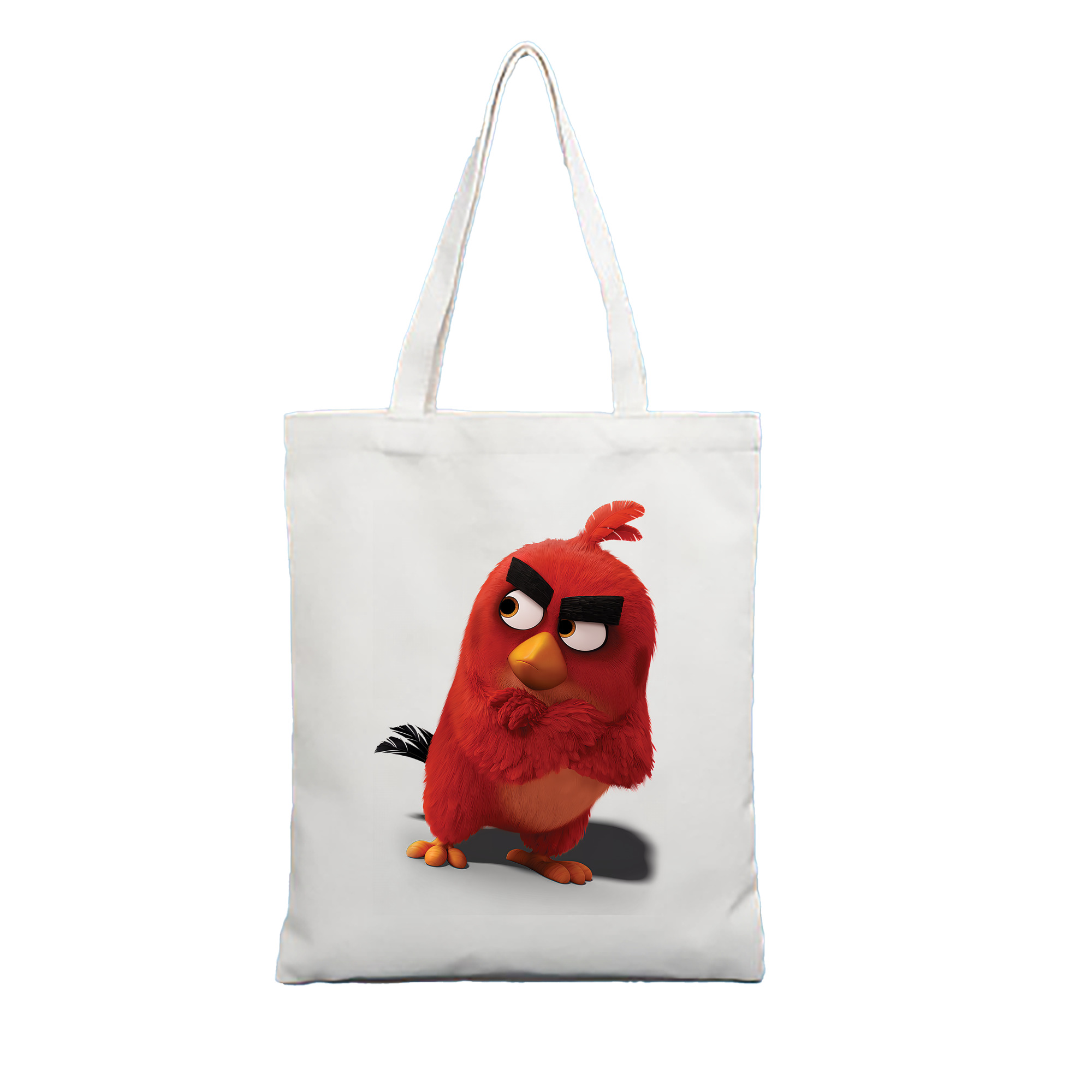 （画像用） Angry Birds アングリーバード 縦型キャンバス生地手提げバッグ　トートバッグ