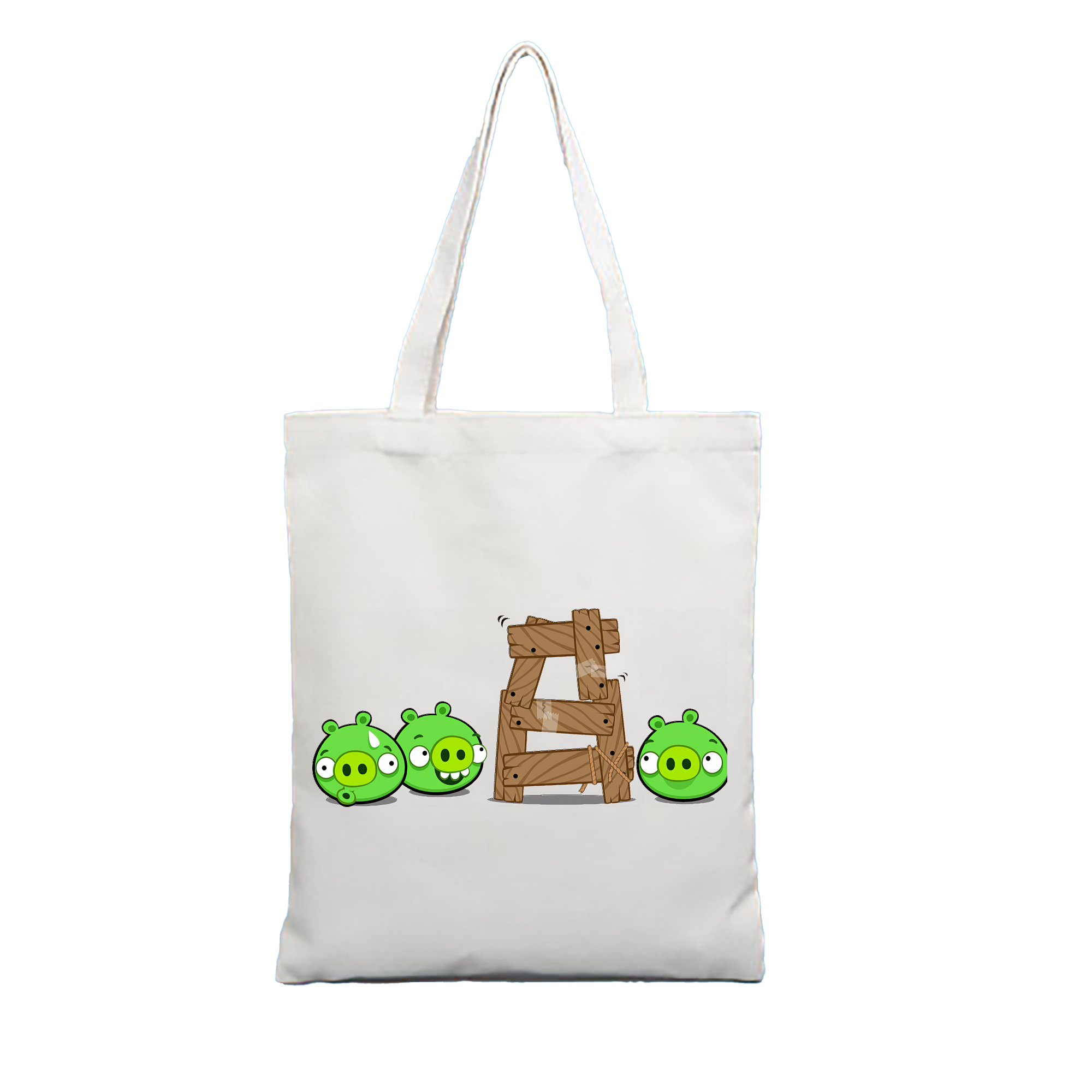 Angry Birds アングリーバード 縦型キャンバス生地手提げバッグ　トートバッグ