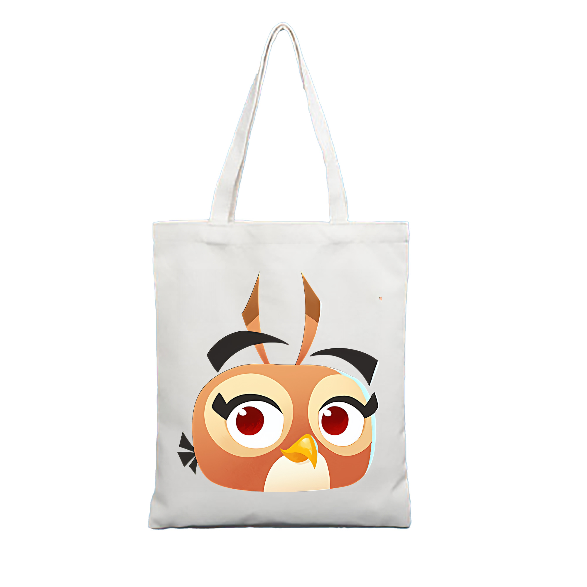 （画像用） Angry Birds アングリーバード 縦型キャンバス生地手提げバッグ　トートバッグ