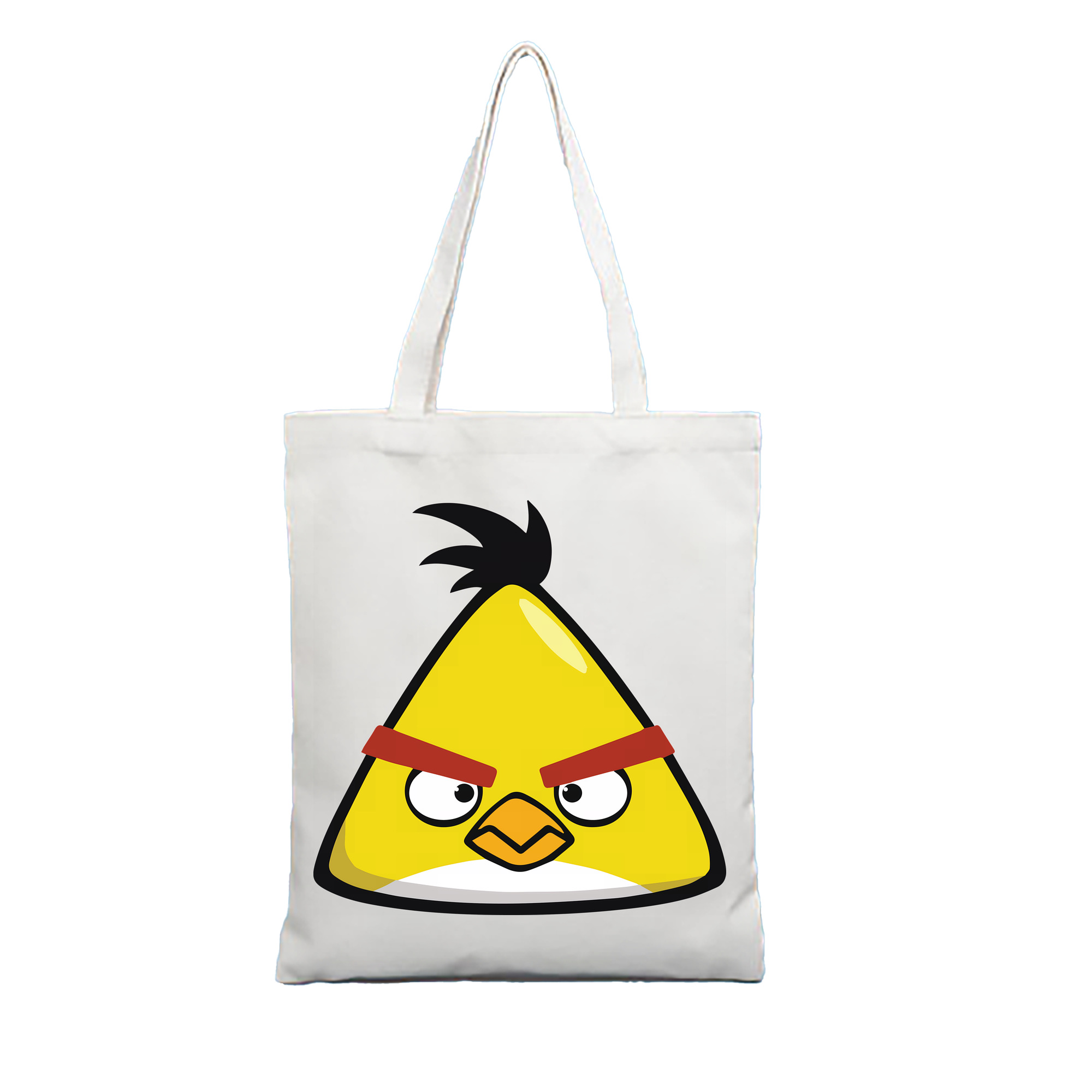 （画像用） Angry Birds アングリーバード 縦型キャンバス生地手提げバッグ　トートバッグ