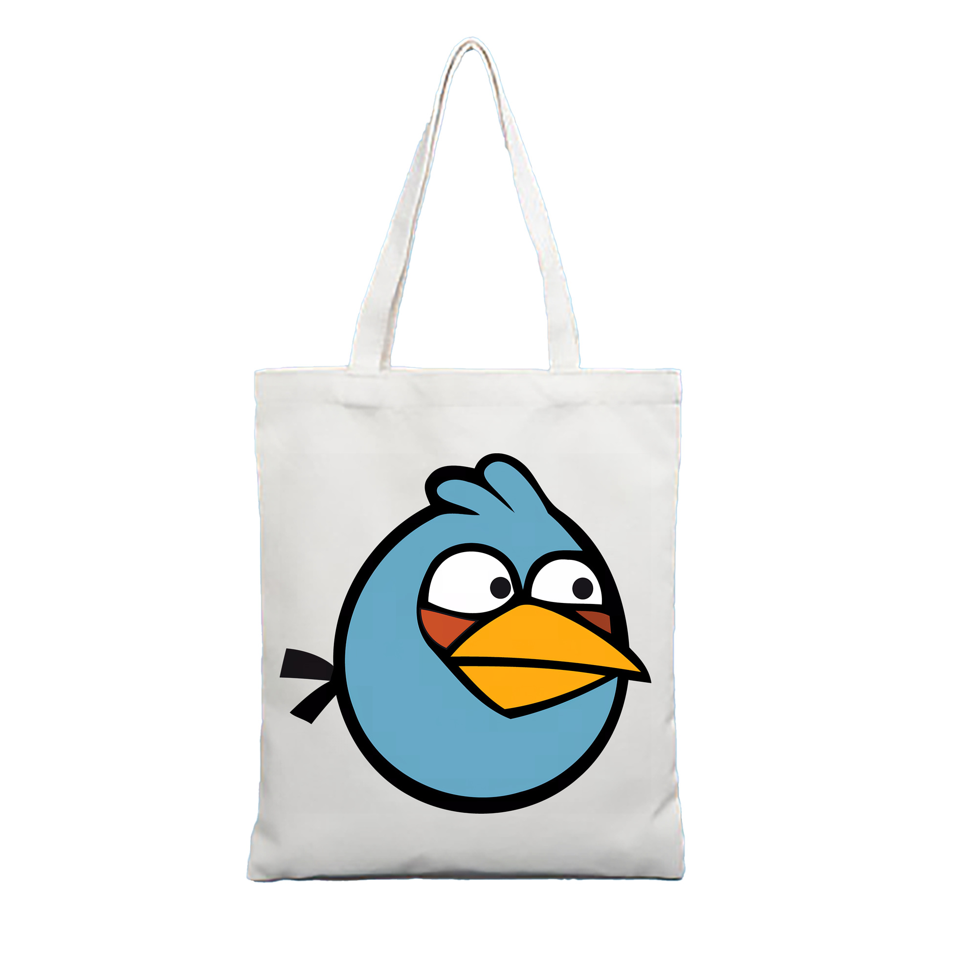 （画像用） Angry Birds アングリーバード 縦型キャンバス生地手提げバッグ　トートバッグ