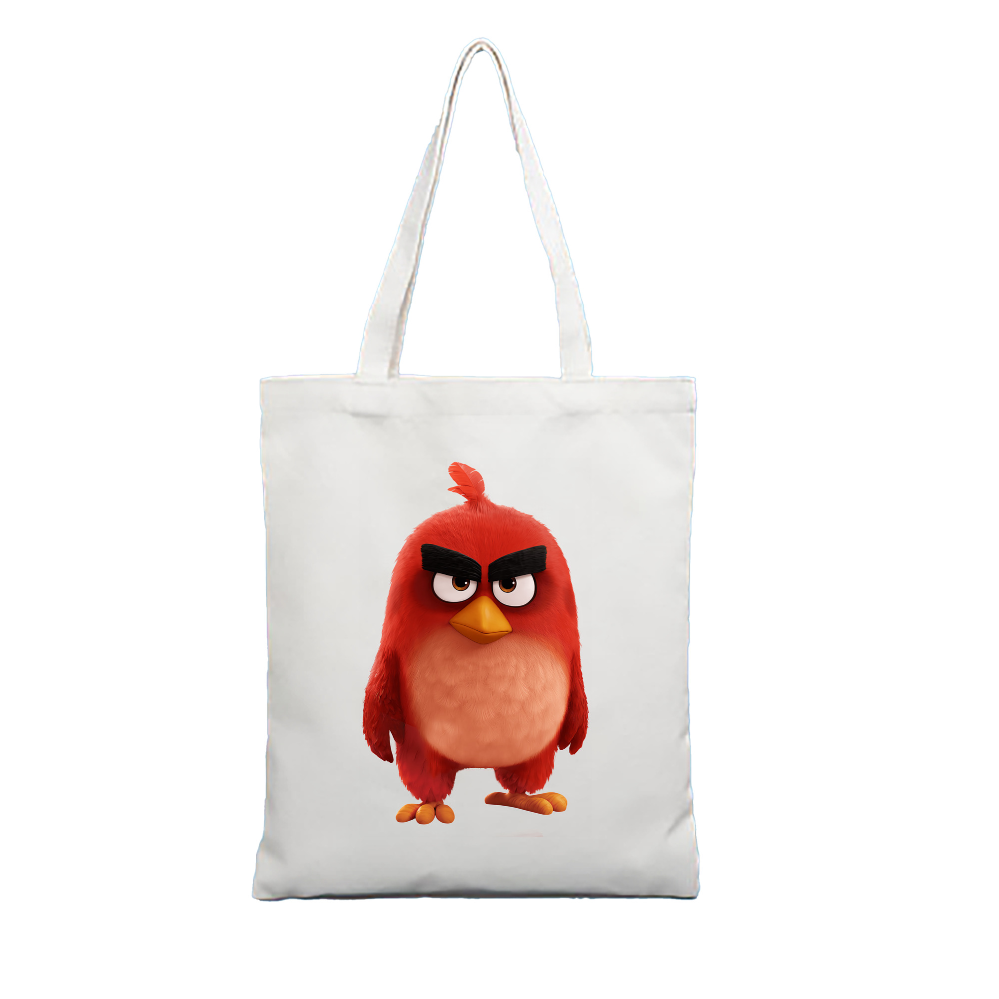 （画像用） Angry Birds アングリーバード 縦型キャンバス生地手提げバッグ　トートバッグ