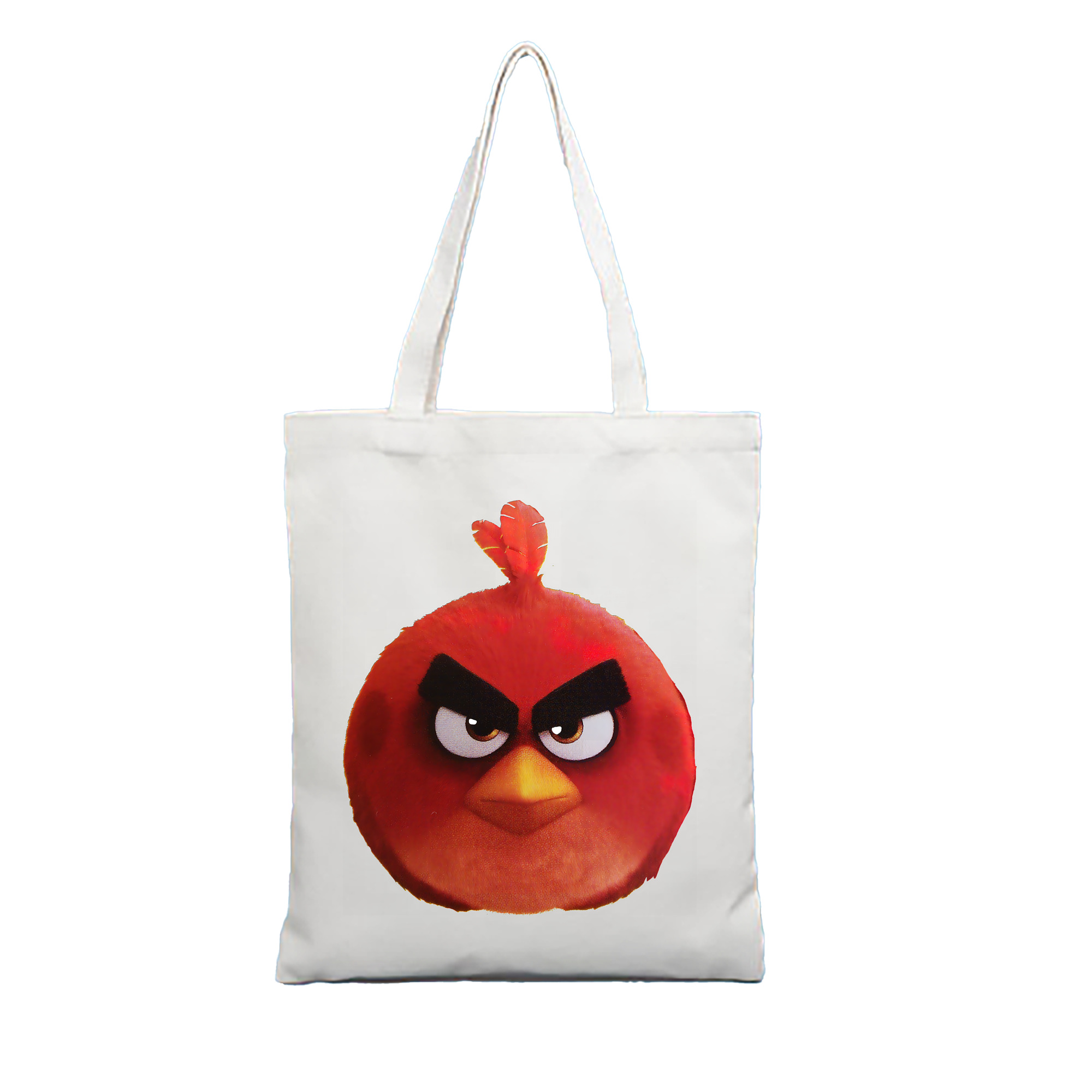（画像用） Angry Birds アングリーバード 縦型キャンバス生地手提げバッグ　トートバッグ