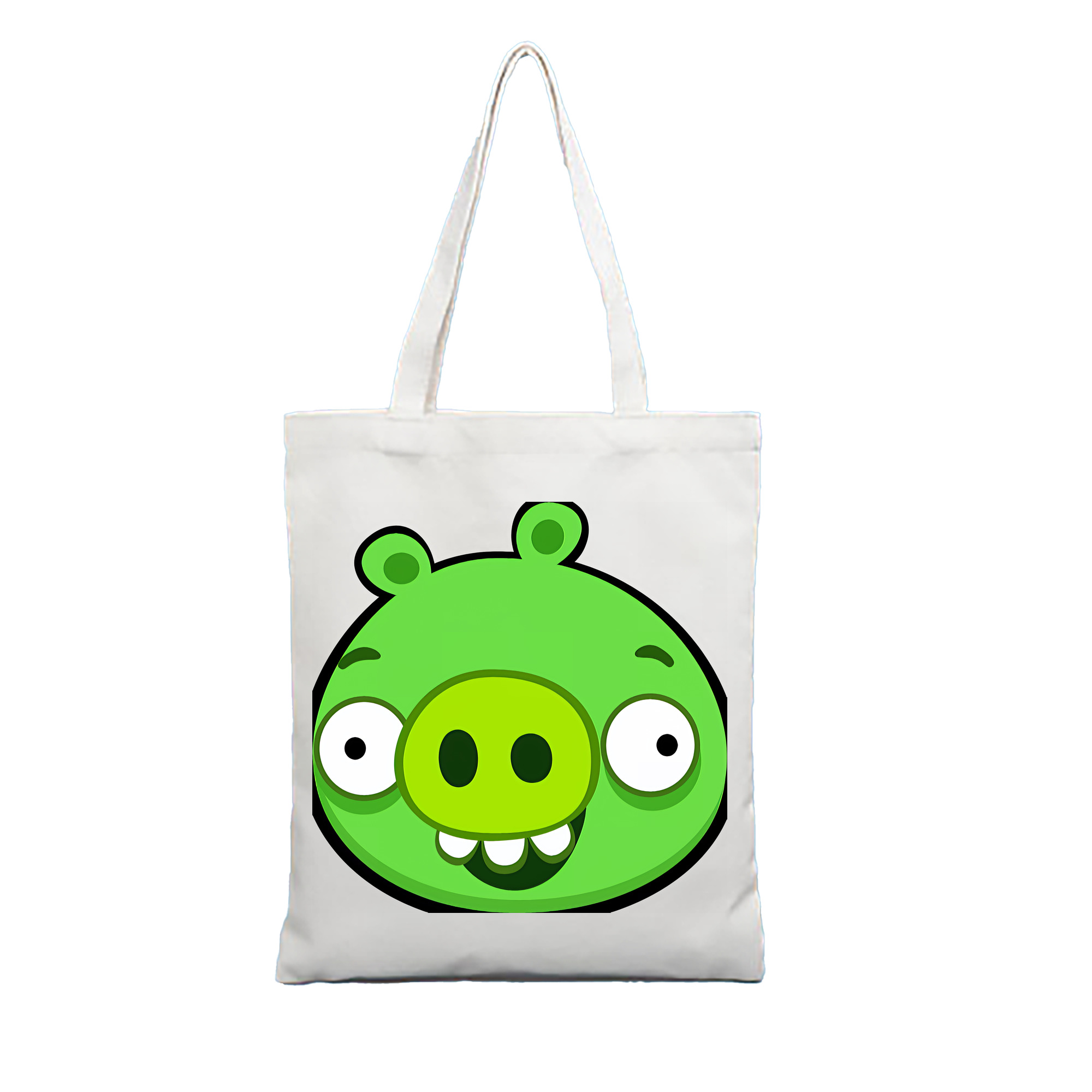 （画像用） Angry Birds アングリーバード 縦型キャンバス生地手提げバッグ　トートバッグ