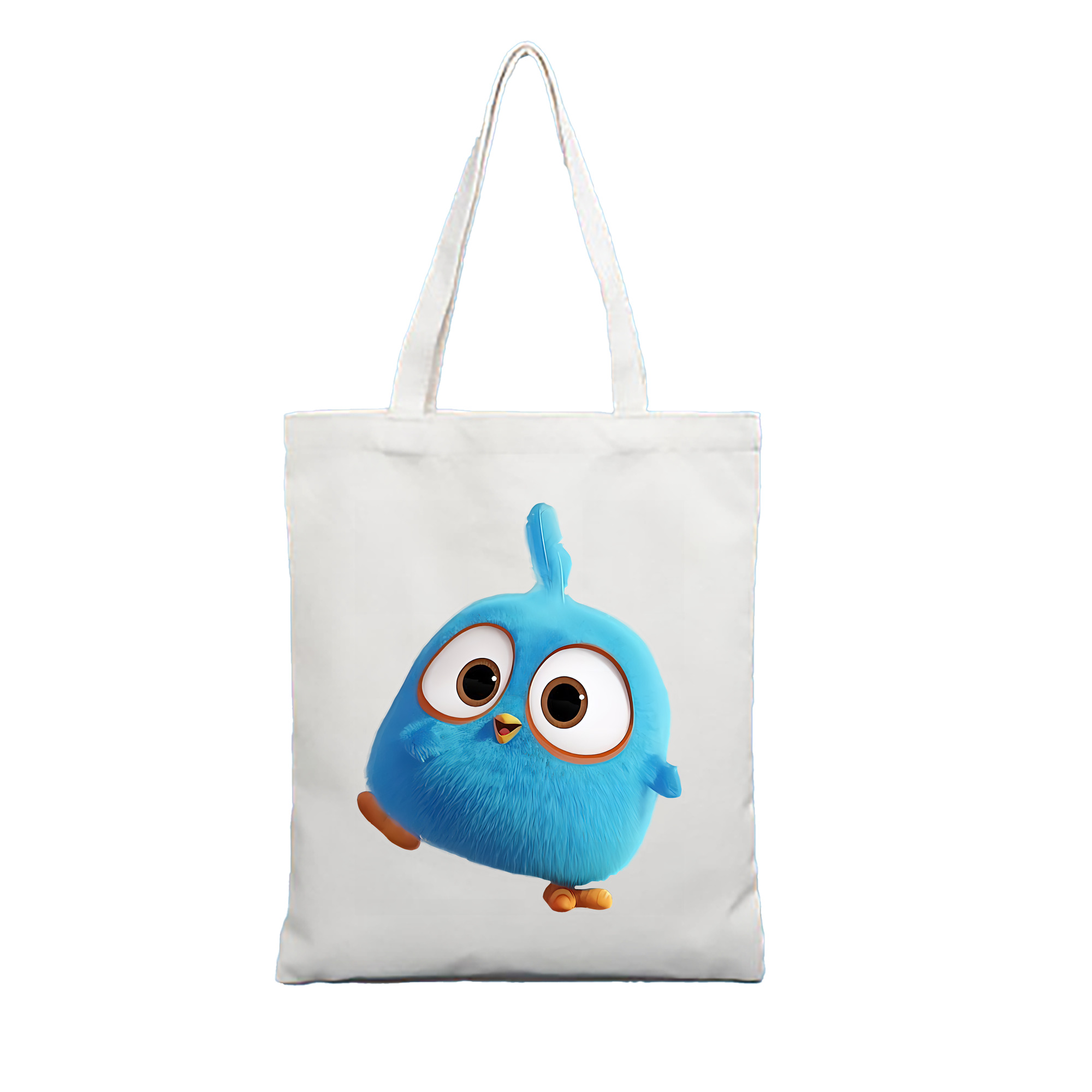 （画像用） Angry Birds アングリーバード 縦型キャンバス生地手提げバッグ　トートバッグ