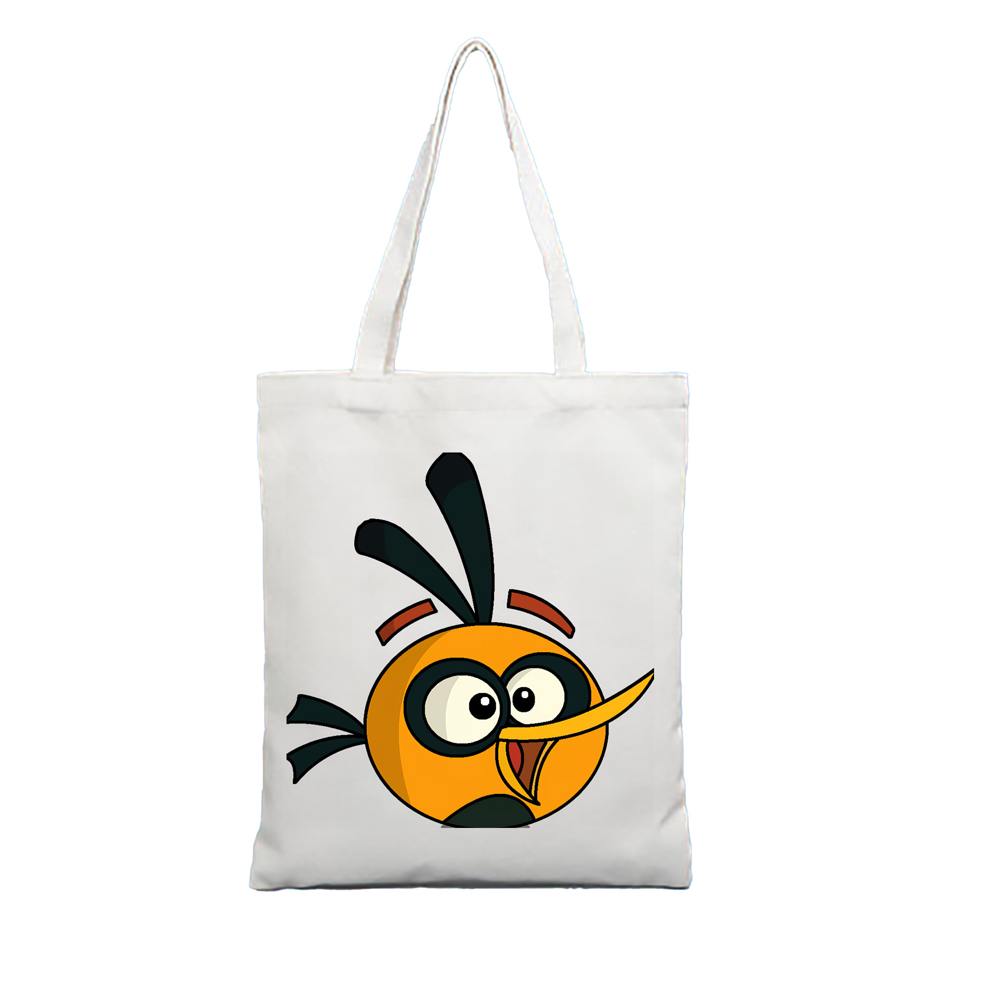 （画像用） Angry Birds アングリーバード 縦型キャンバス生地手提げバッグ　トートバッグ