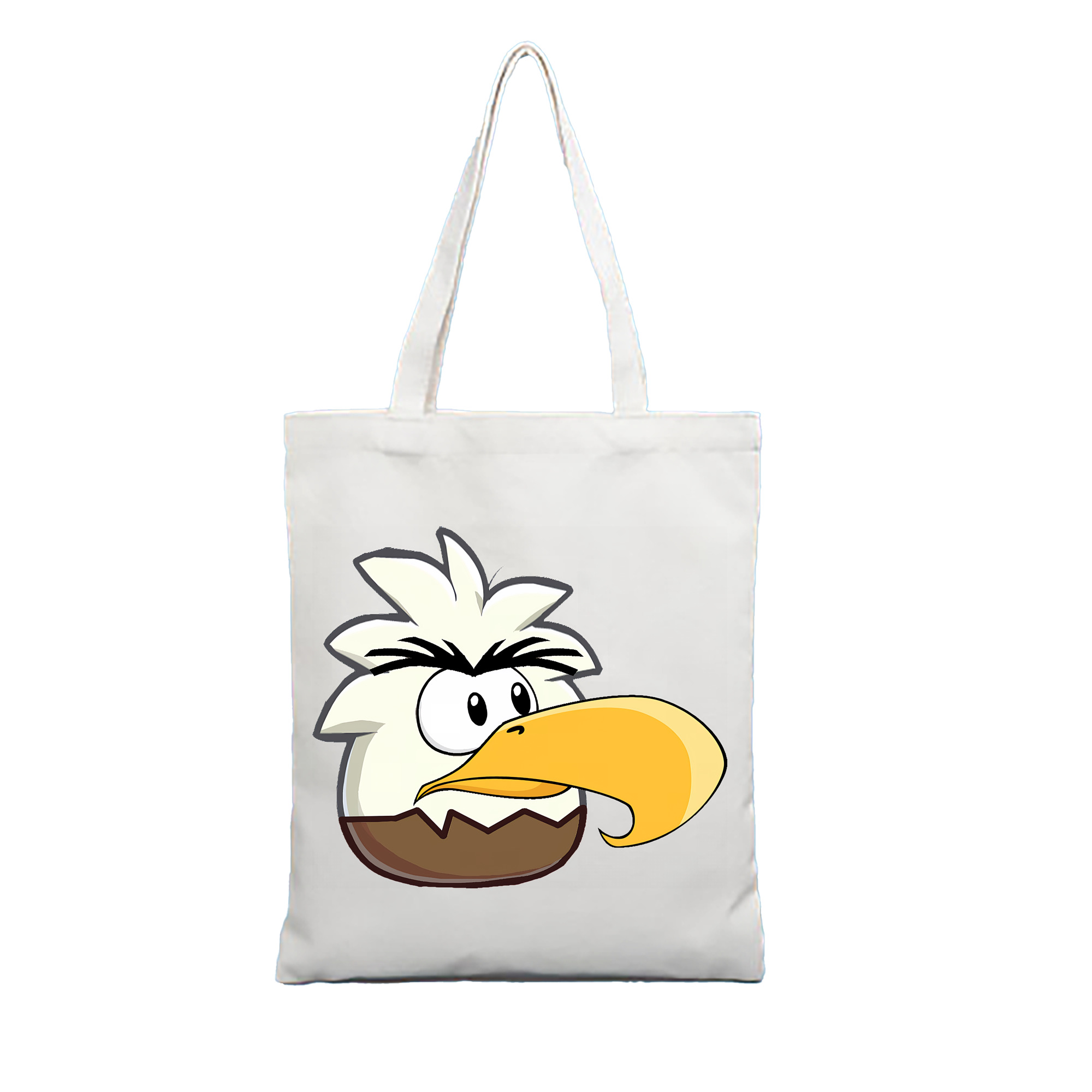 （画像用） Angry Birds アングリーバード 縦型キャンバス生地手提げバッグ　トートバッグ