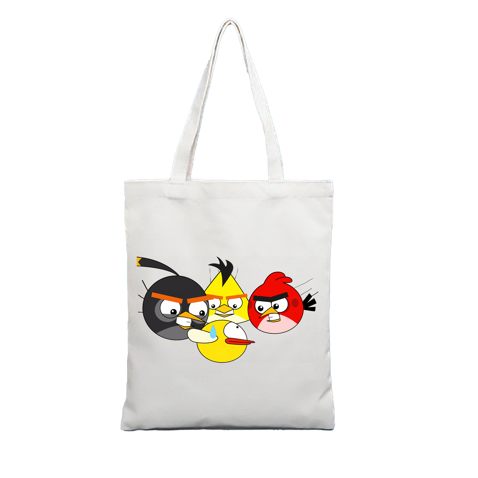 Angry Birds アングリーバード 縦型キャンバス生地手提げバッグ　トートバッグ