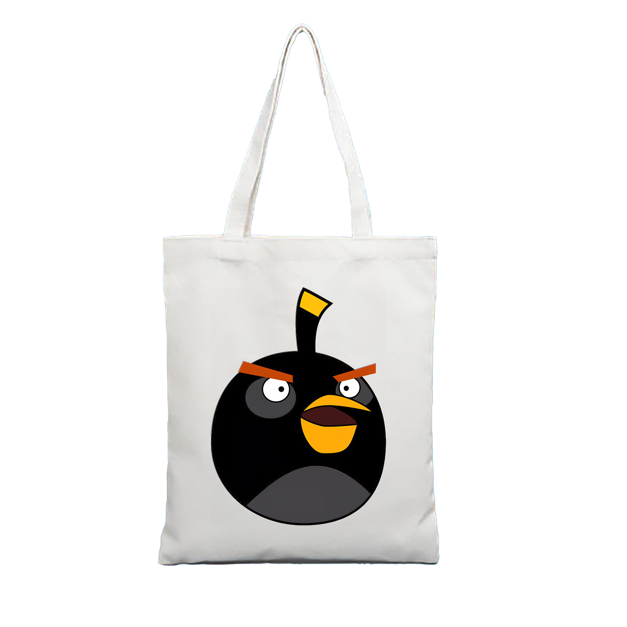 （画像用） Angry Birds アングリーバード 縦型キャンバス生地手提げバッグ　トートバッグ