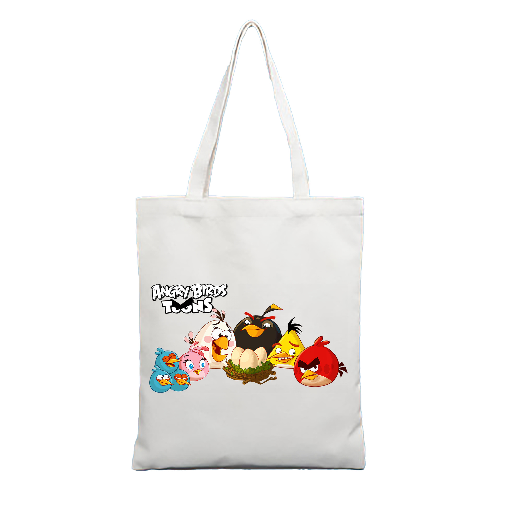 Angry Birds アングリーバード 縦型キャンバス生地手提げバッグ　トートバッグ