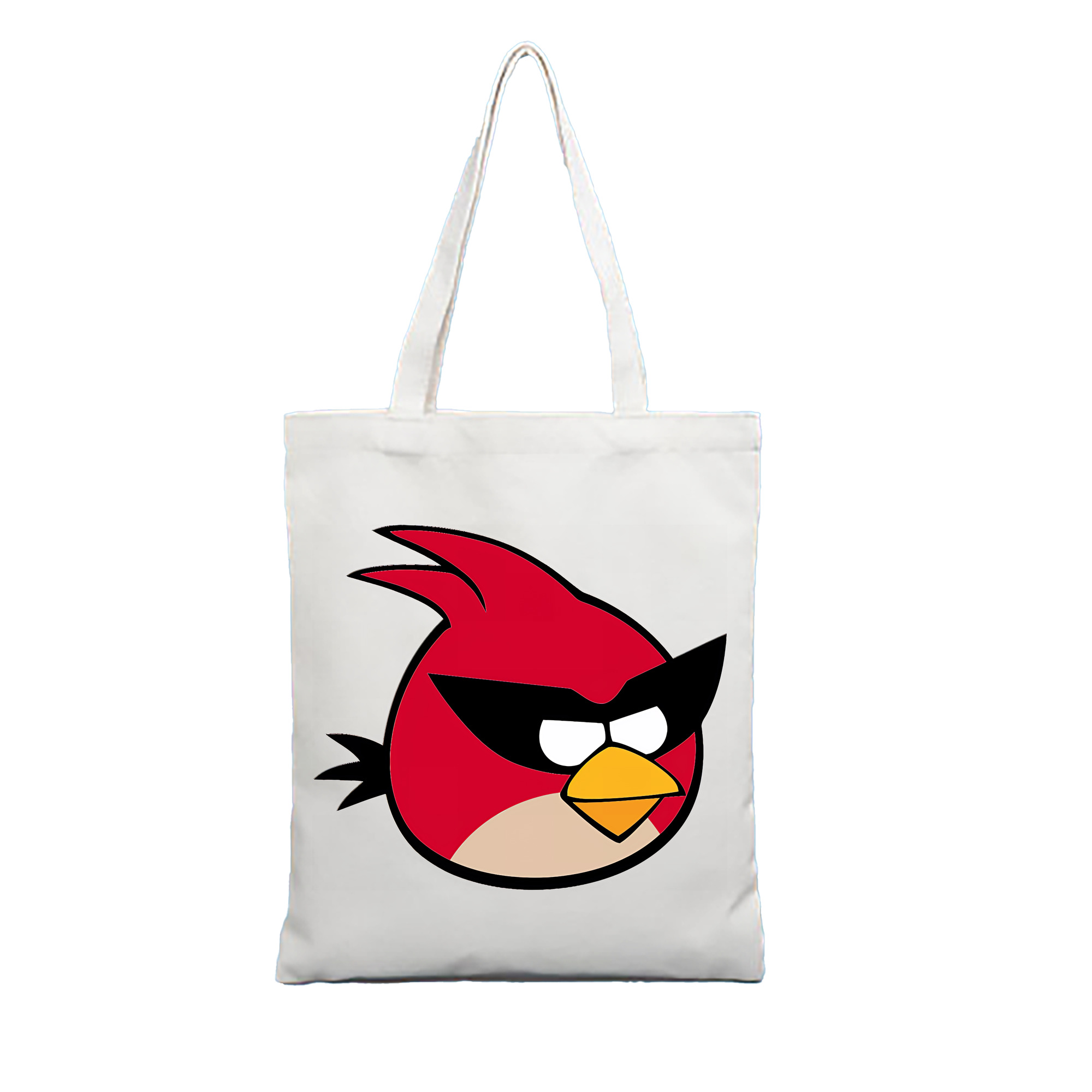 （画像用） Angry Birds アングリーバード 縦型キャンバス生地手提げバッグ　トートバッグ