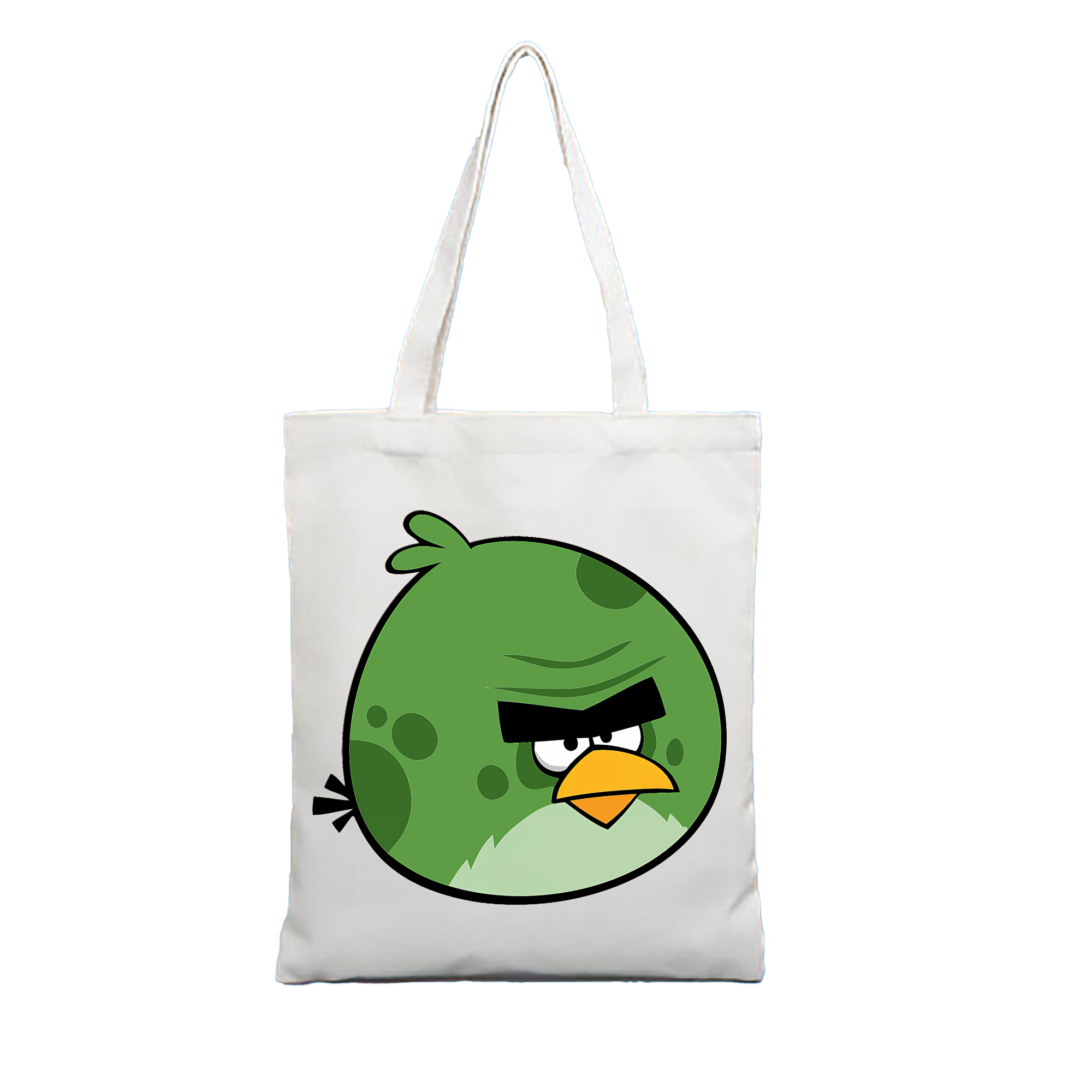 （画像用） Angry Birds アングリーバード 縦型キャンバス生地手提げバッグ　トートバッグ
