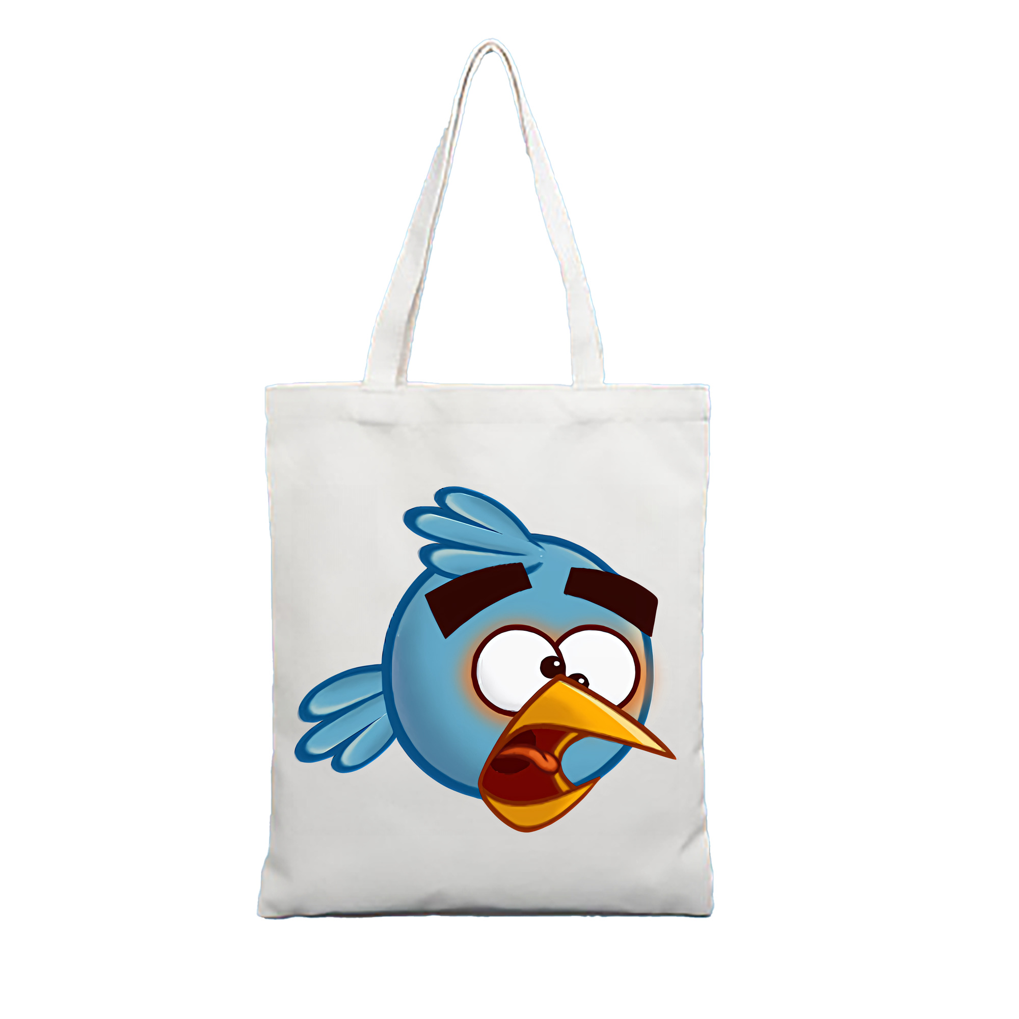 （画像用） Angry Birds アングリーバード 縦型キャンバス生地手提げバッグ　トートバッグ
