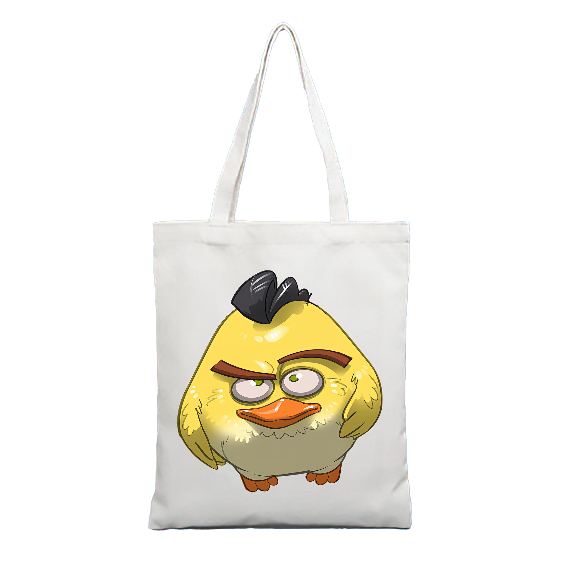 （画像用） Angry Birds アングリーバード 縦型キャンバス生地手提げバッグ　トートバッグ