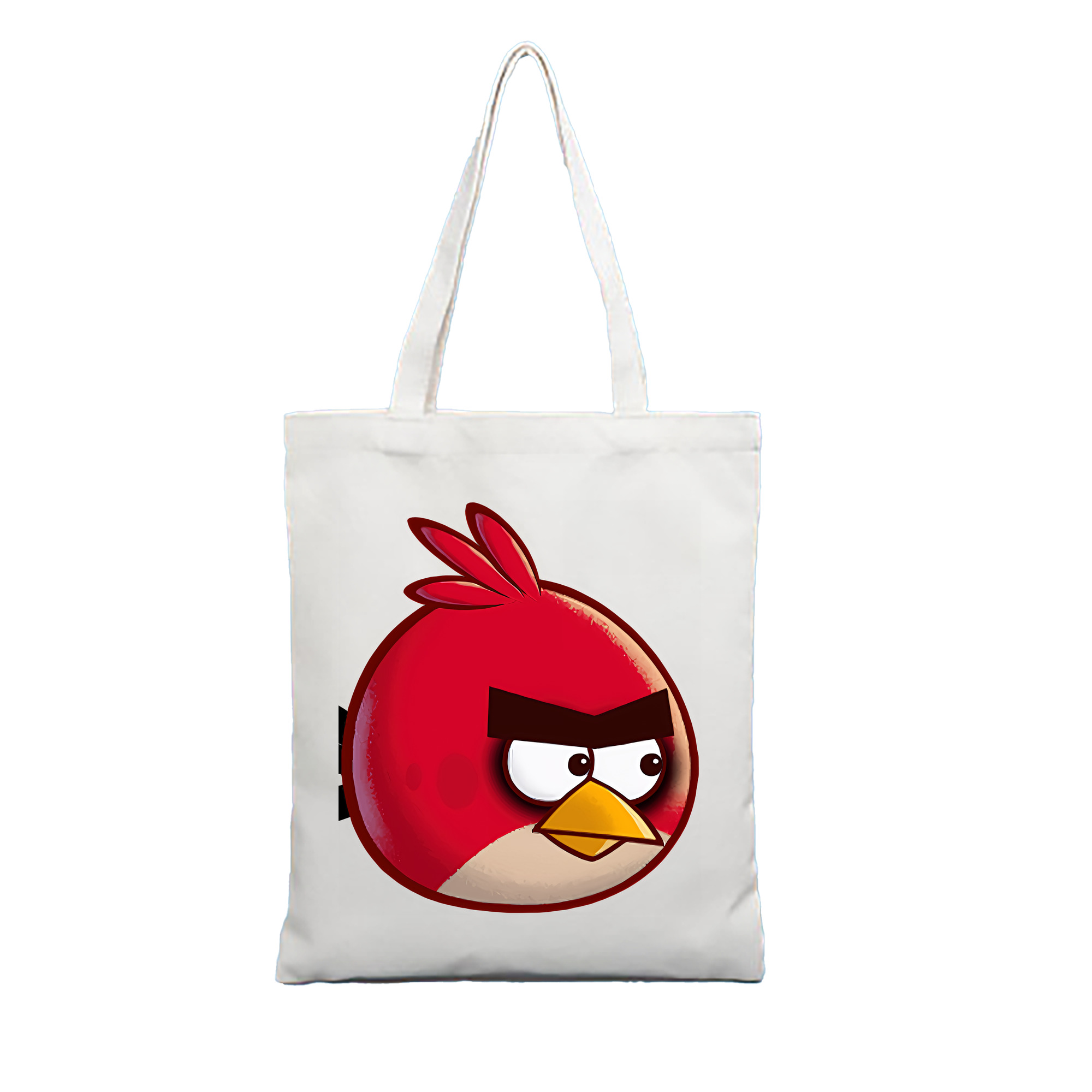 （画像用） Angry Birds アングリーバード 縦型キャンバス生地手提げバッグ　トートバッグ