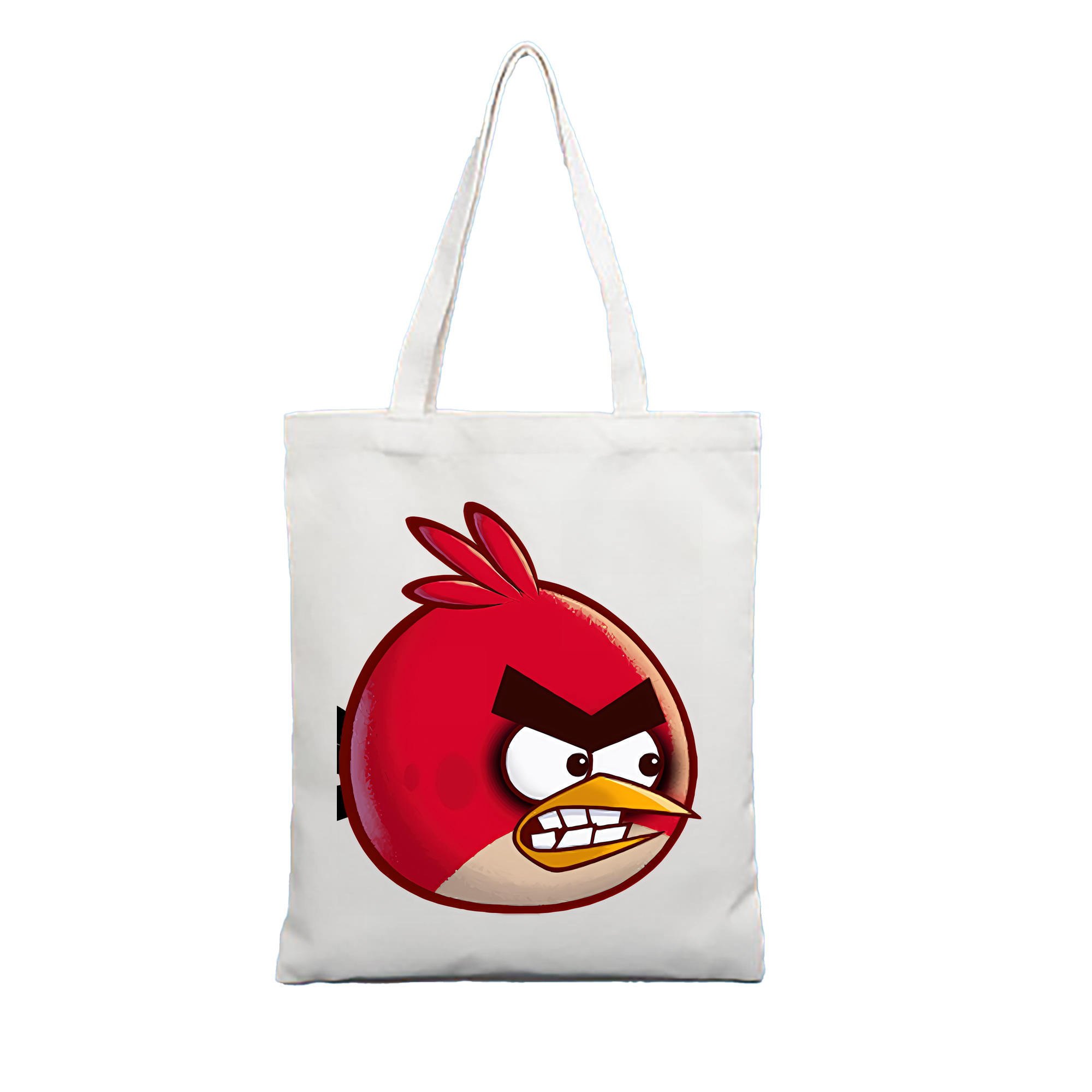 （画像用） Angry Birds アングリーバード 縦型キャンバス生地手提げバッグ　トートバッグ